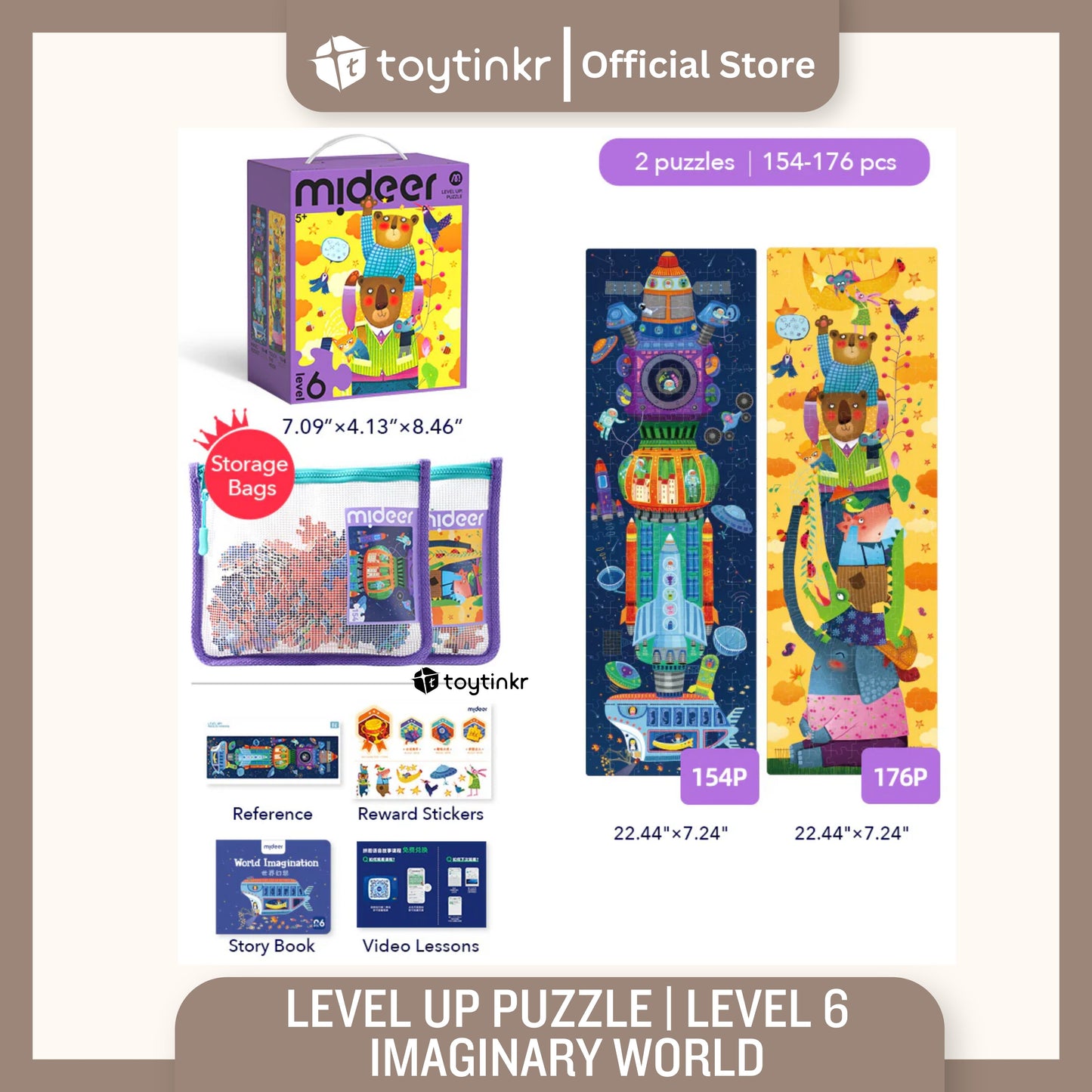 Mideer Advanced Puzzle Level 1 to 9 by Toytinkr