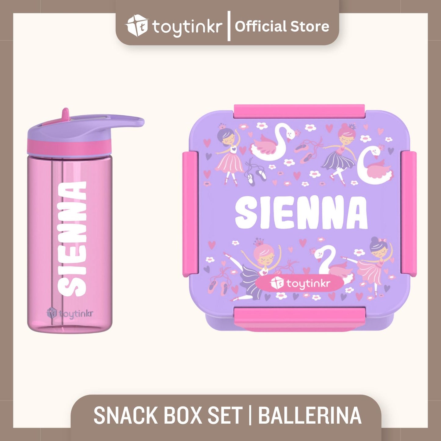 Toytinkr Personalized Snackbox Set
