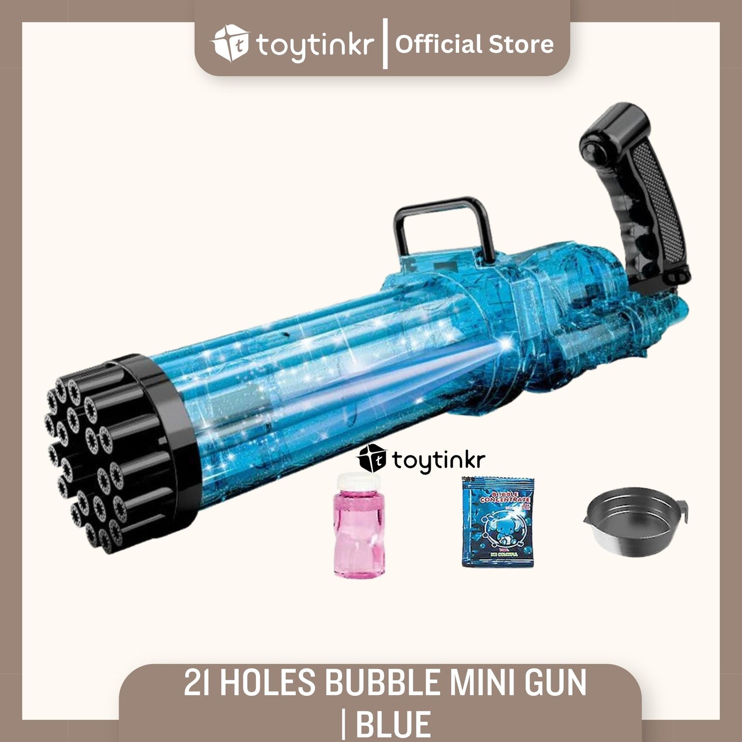 21 Holes Bubble Mini Gun by Toytinkr