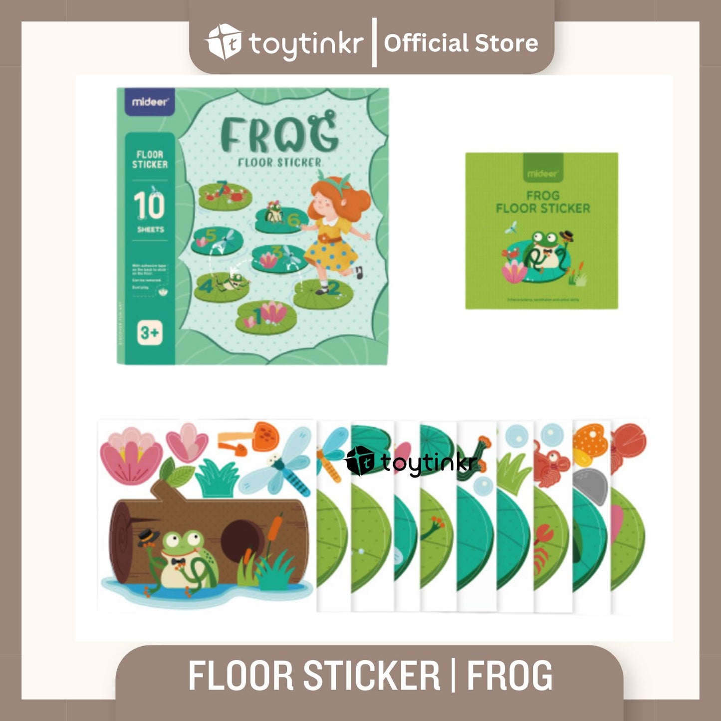 Mideer Floor Sticker by Toytinkr
