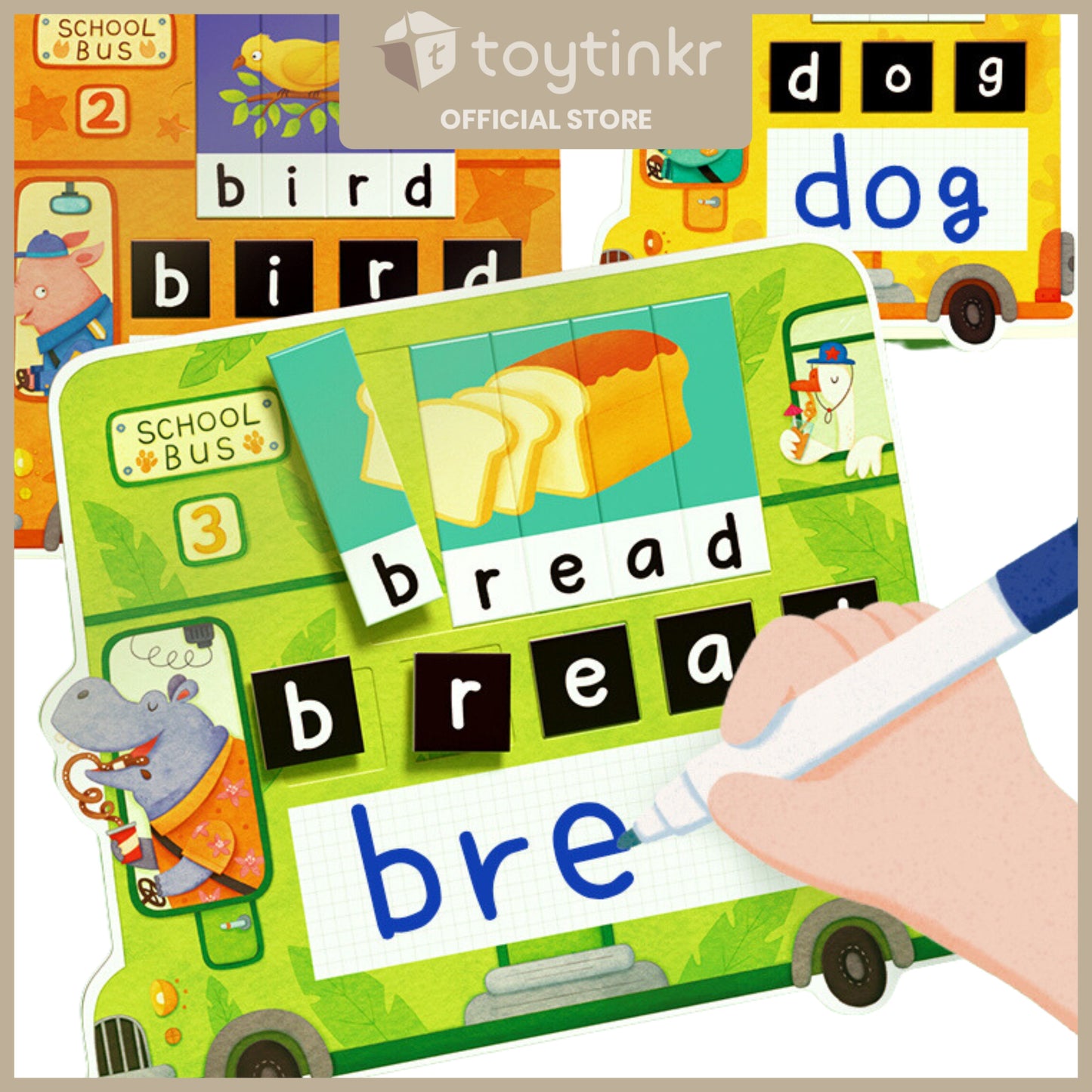 Mideer Oh Bus English Puzzle By Toytinkr