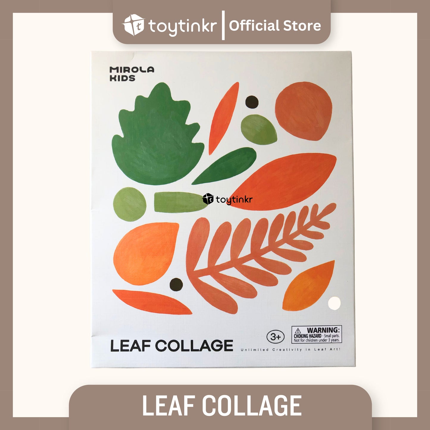 Jar Melo Leaf Collage by Toytinkr