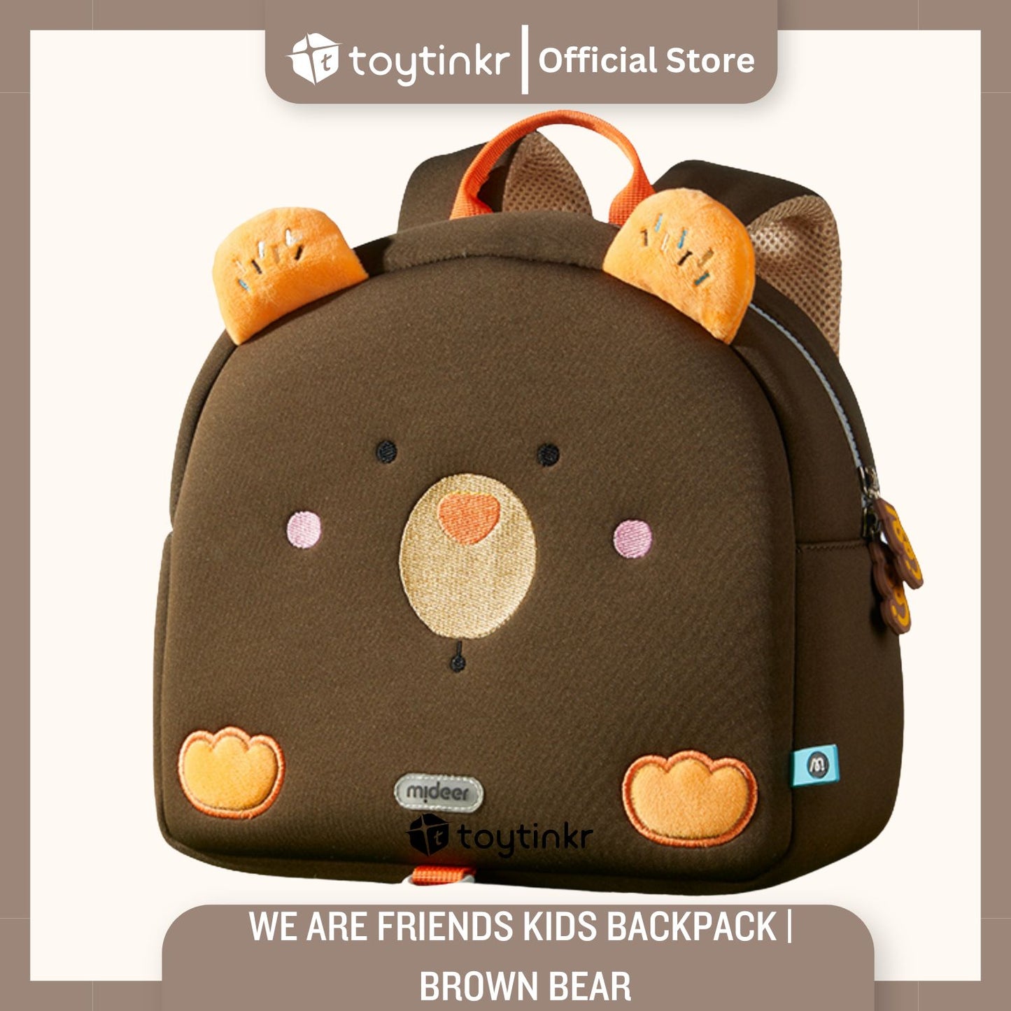 Mideer We Are Friends Kids Backpack By Toytinkr
