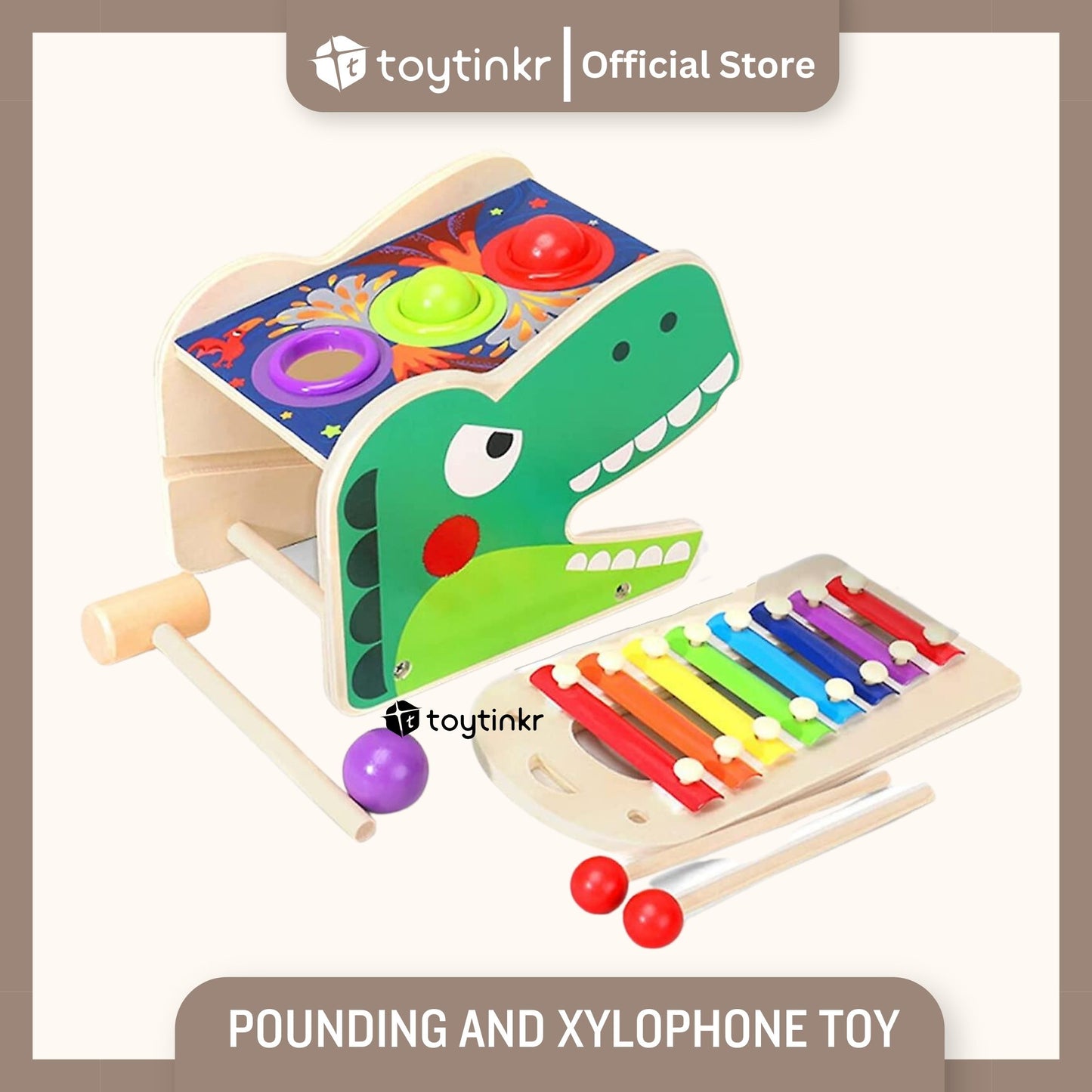 Pounding and Xylophone Toy by Toytinkr