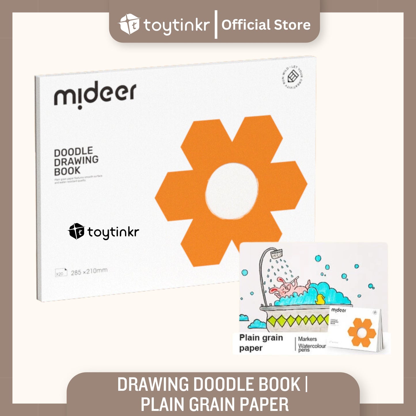 Mideer Drawing Doodle Book By Mideer