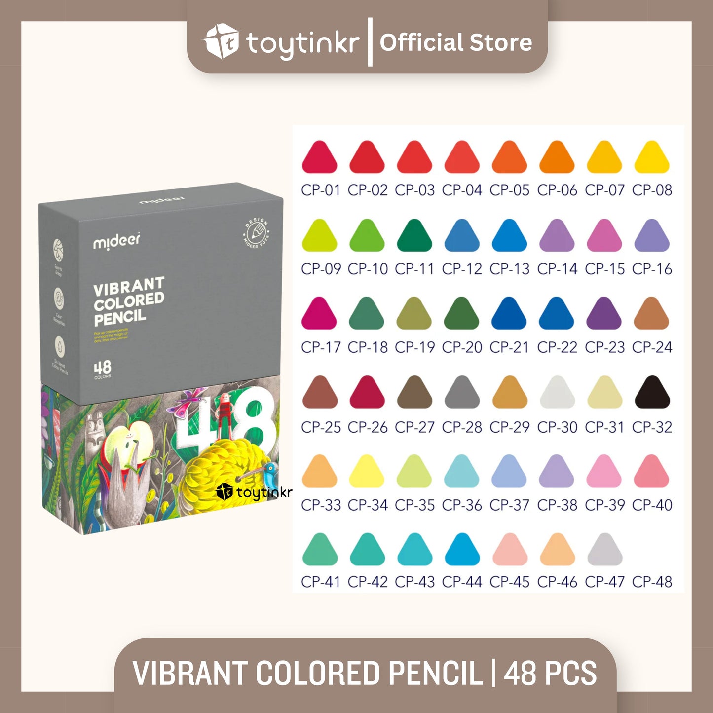 Mideer Vibrant Colored Pencil By Toytinkr