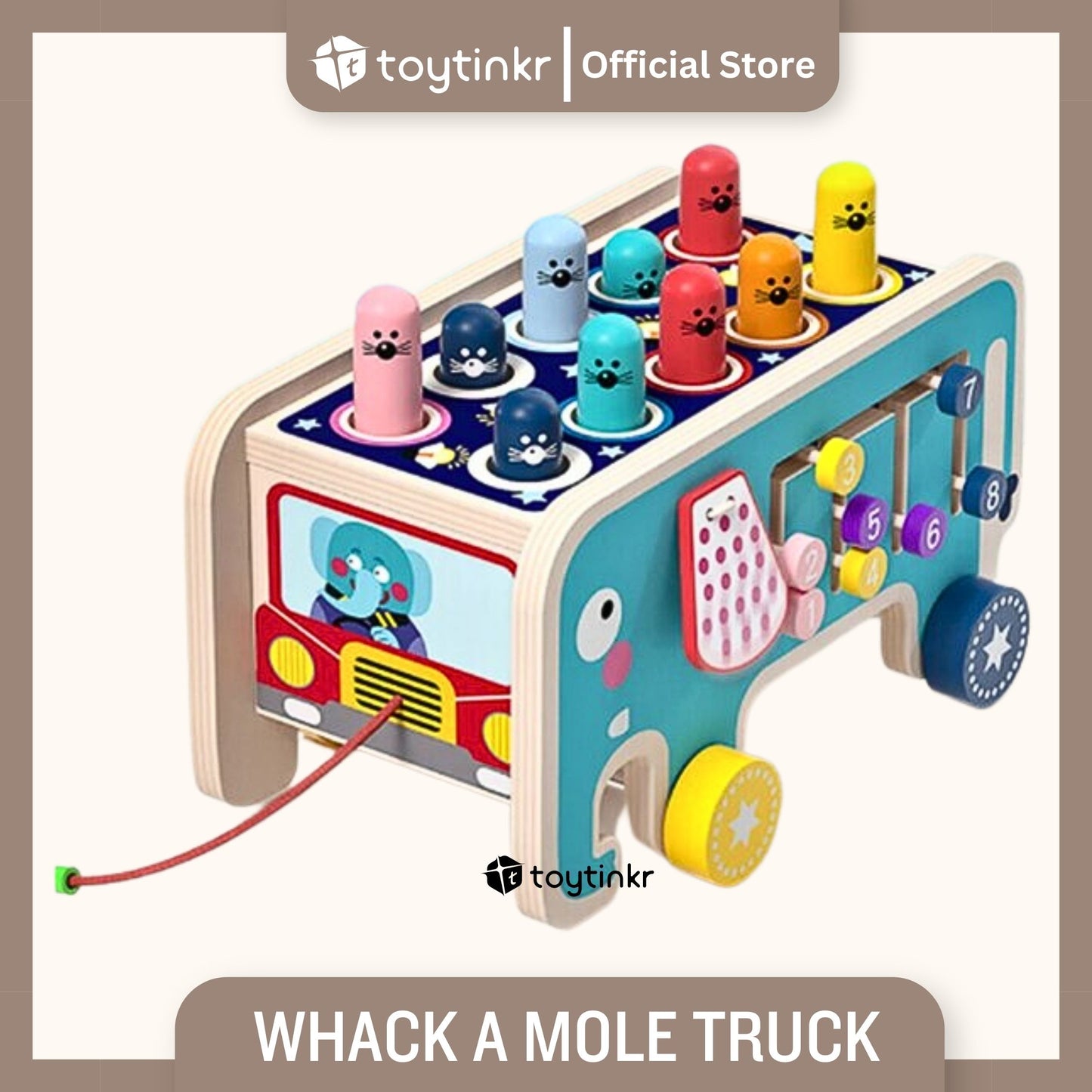 Whack a Mole Truck by Toytinkr