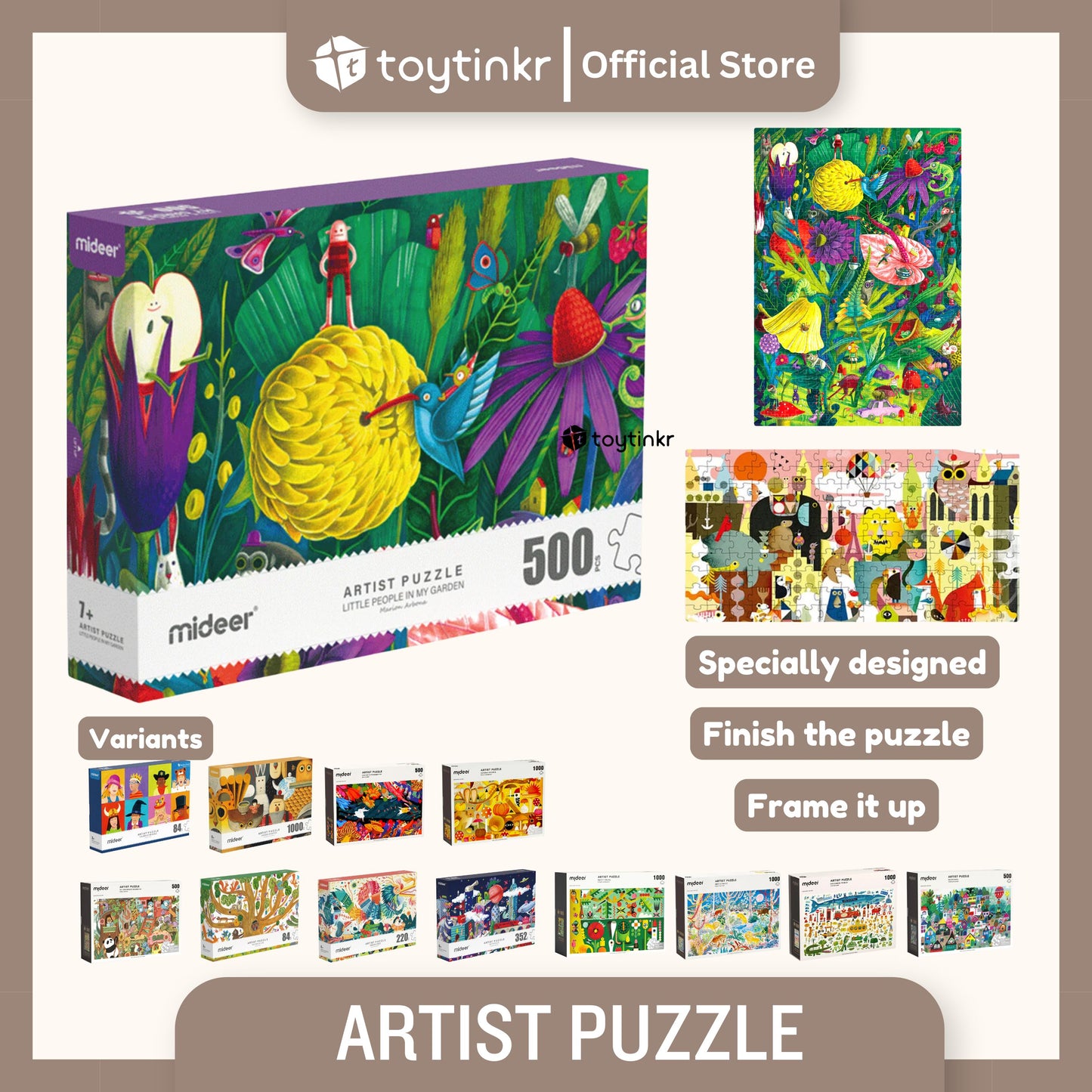 Mideer Artist Puzzle by Toytinkr
