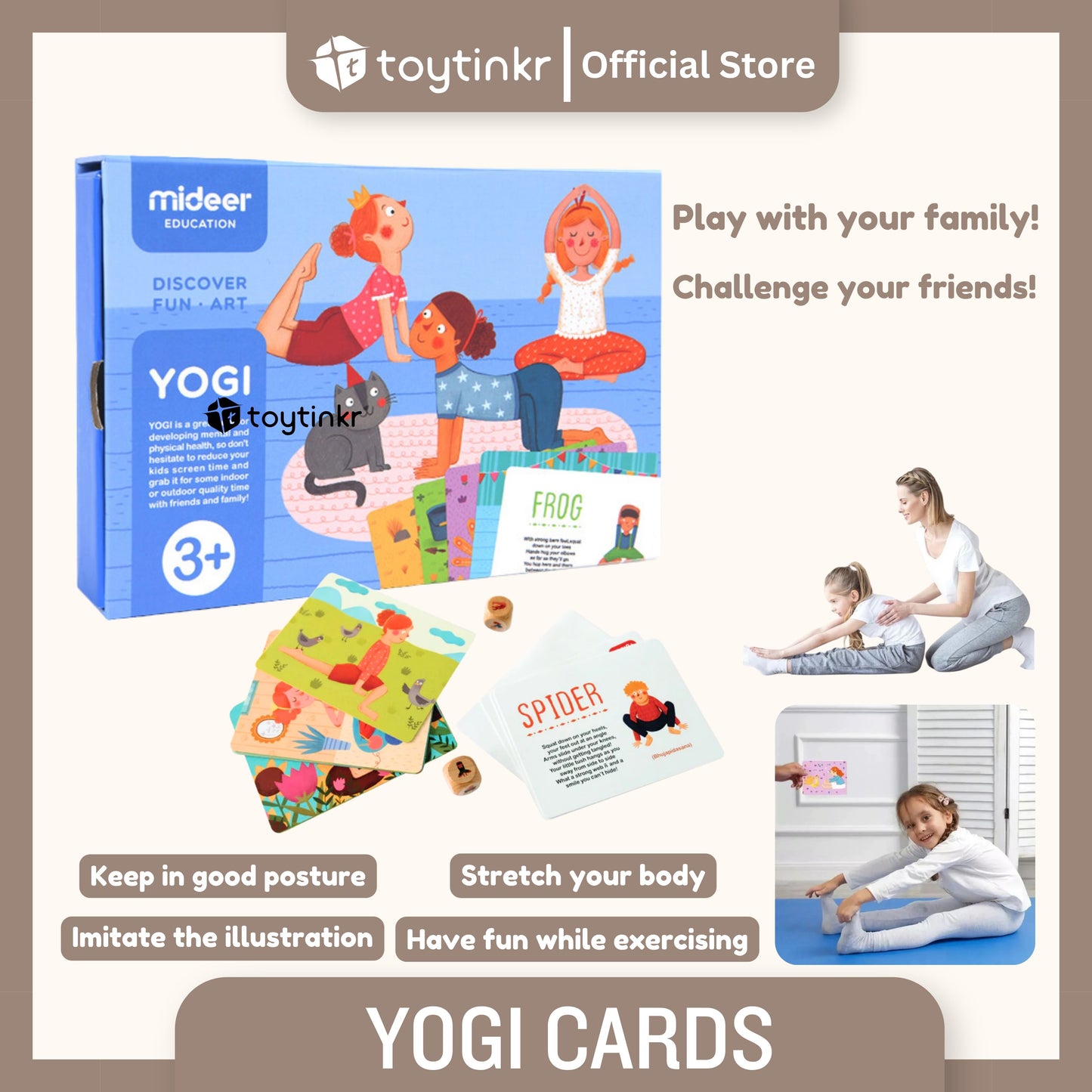 Mideer Yogi Cards by Toytinkr