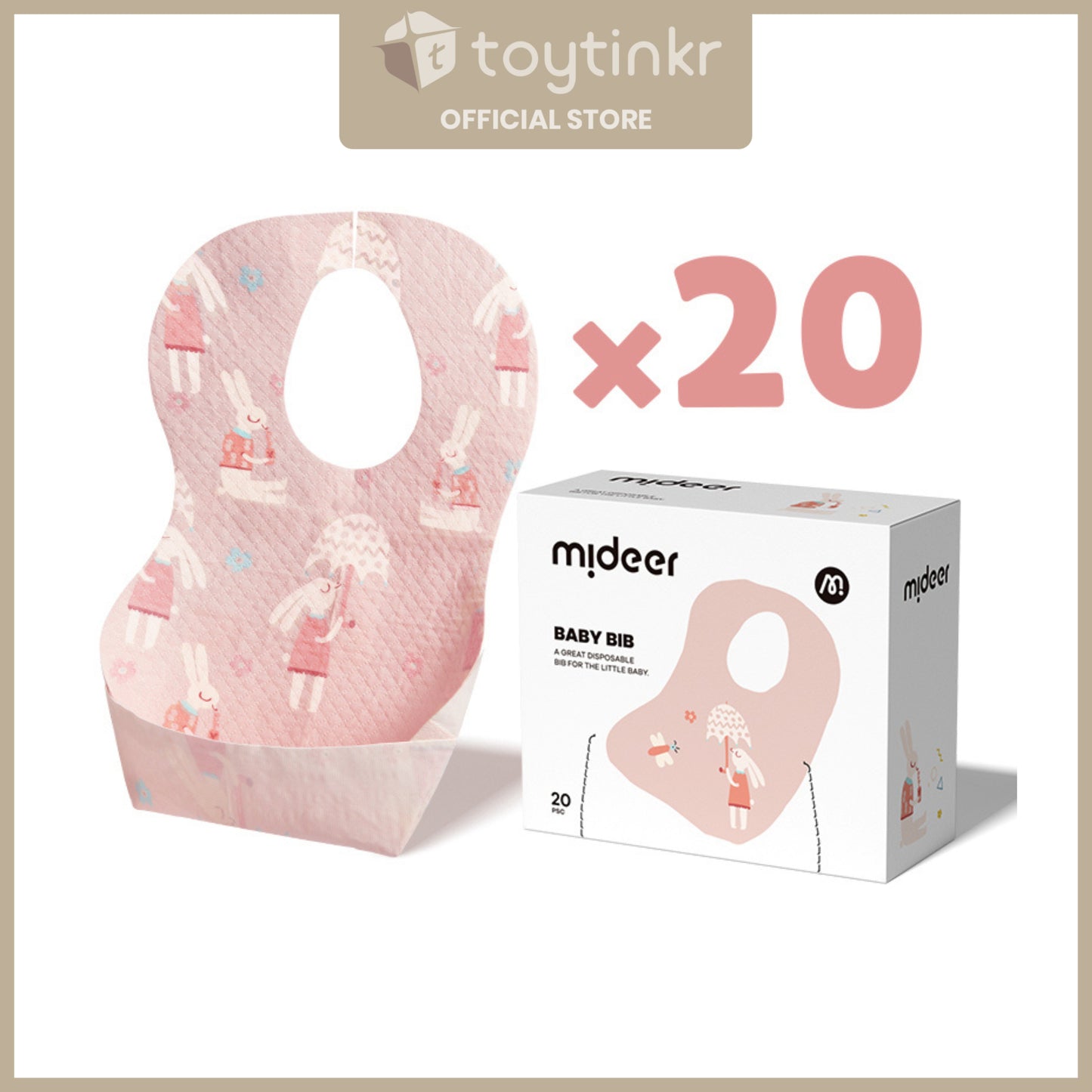 Mideer Baby Bib by Toytinkr