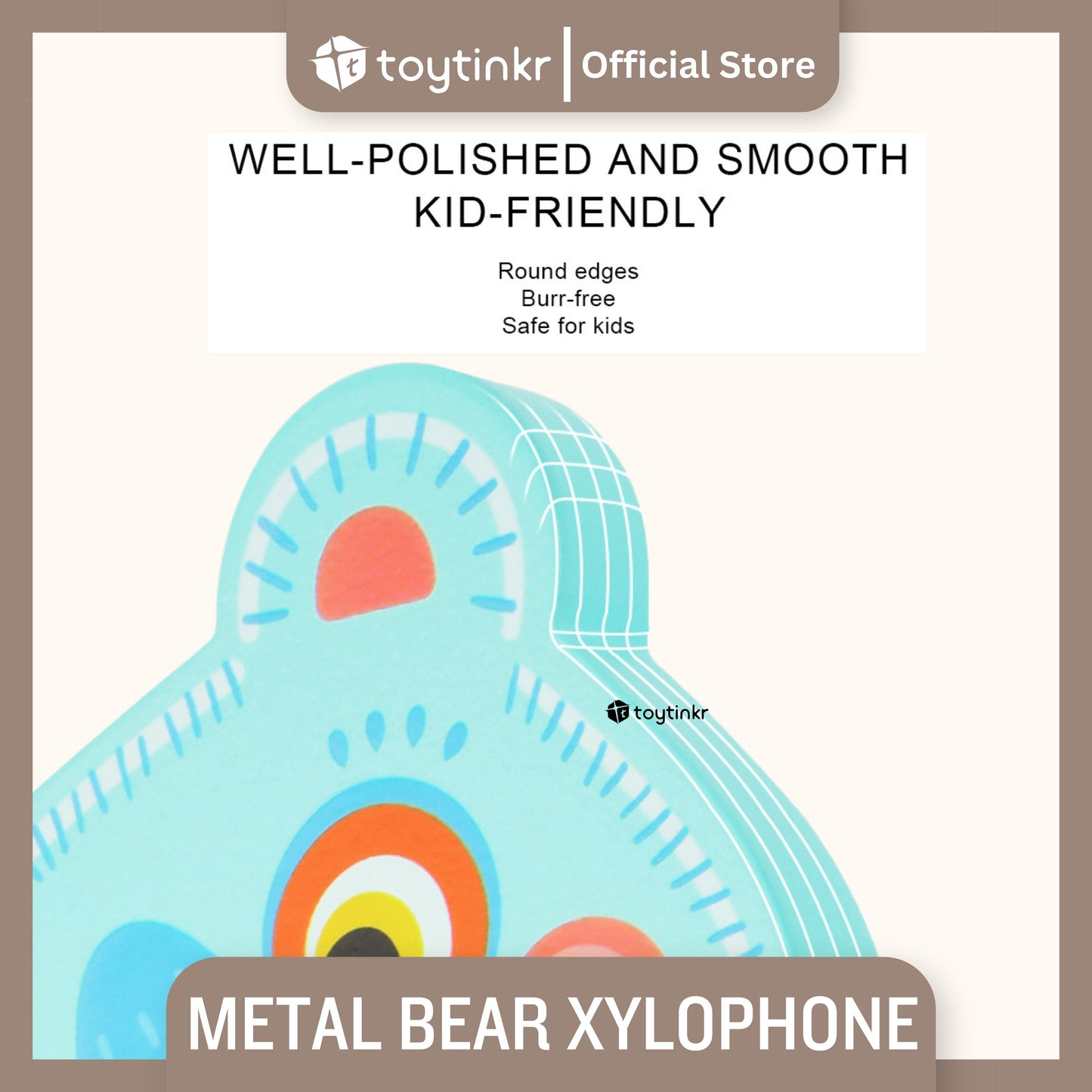 Mideer Metal Bear Xylophone by Toytinkr
