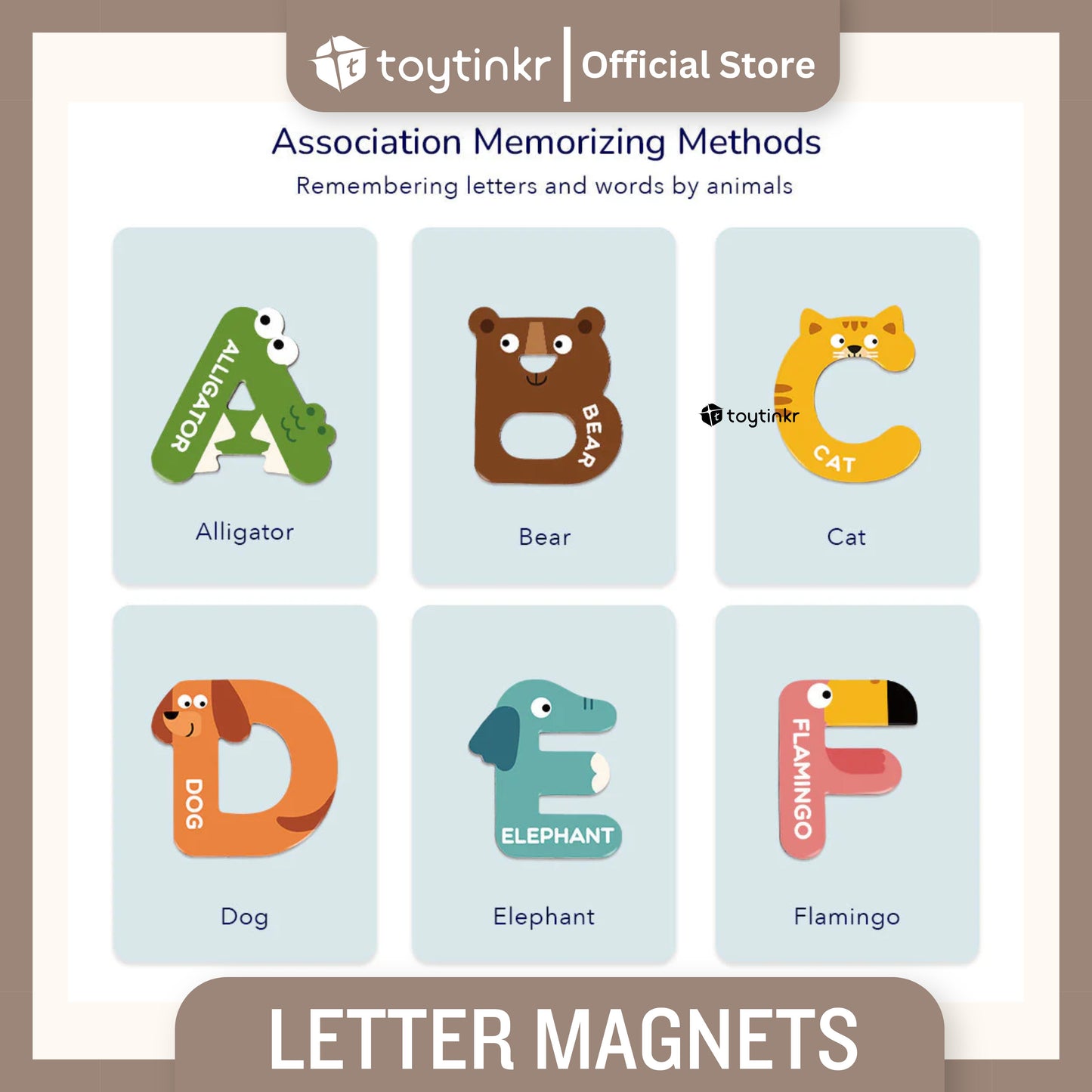 Mideer Letter Magnets by Toytinkr