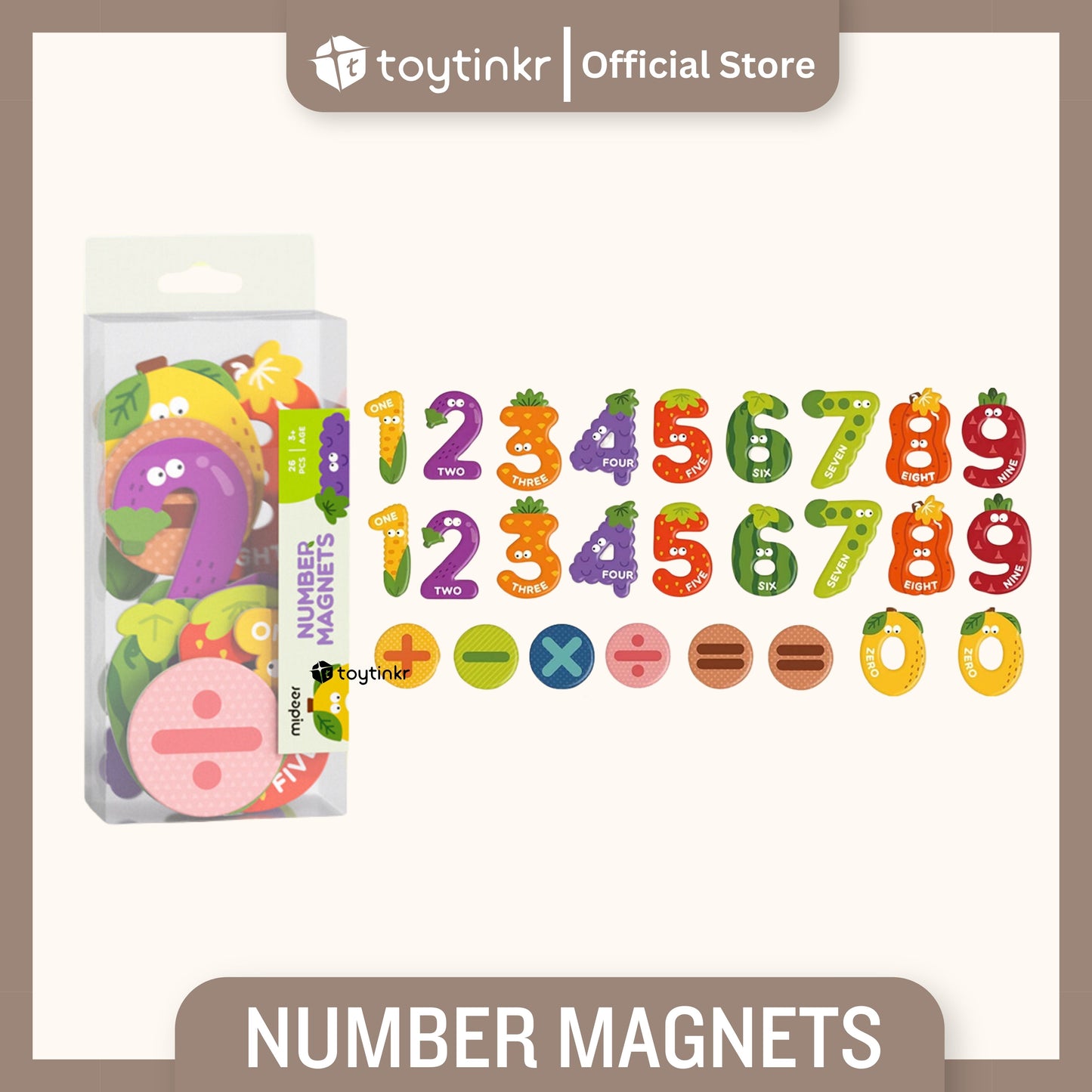 Mideer Letter Magnets by Toytinkr