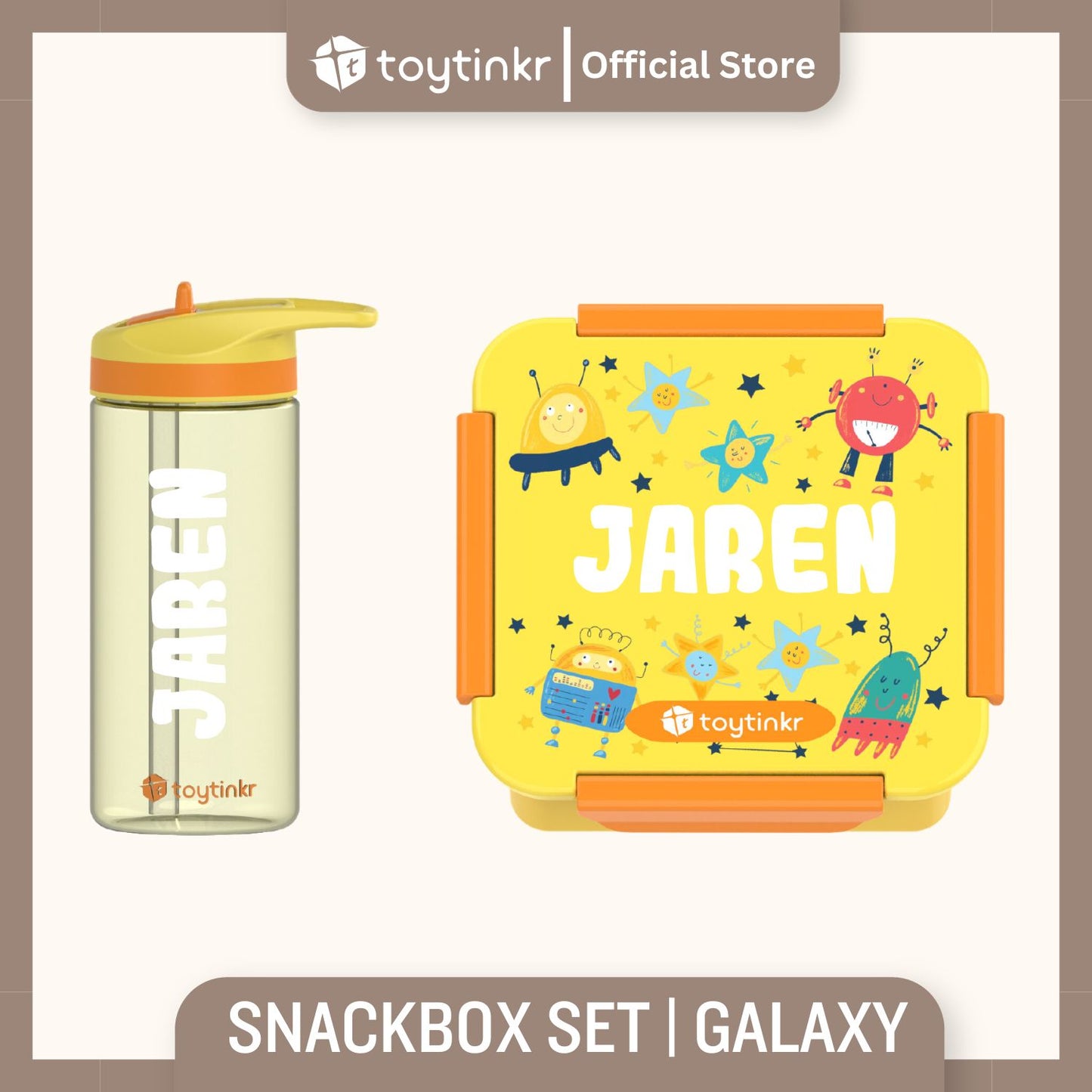 Toytinkr Personalized Snackbox Set