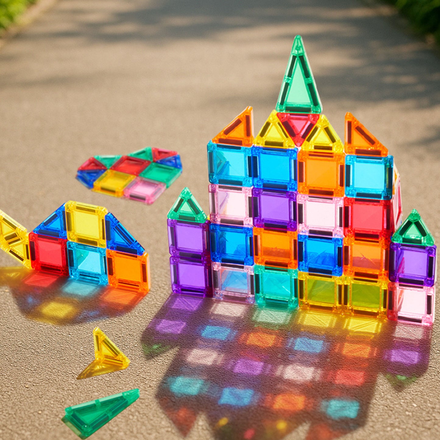 Mideer Mini Magnetic Tiles - 42pcs by Toytinkr