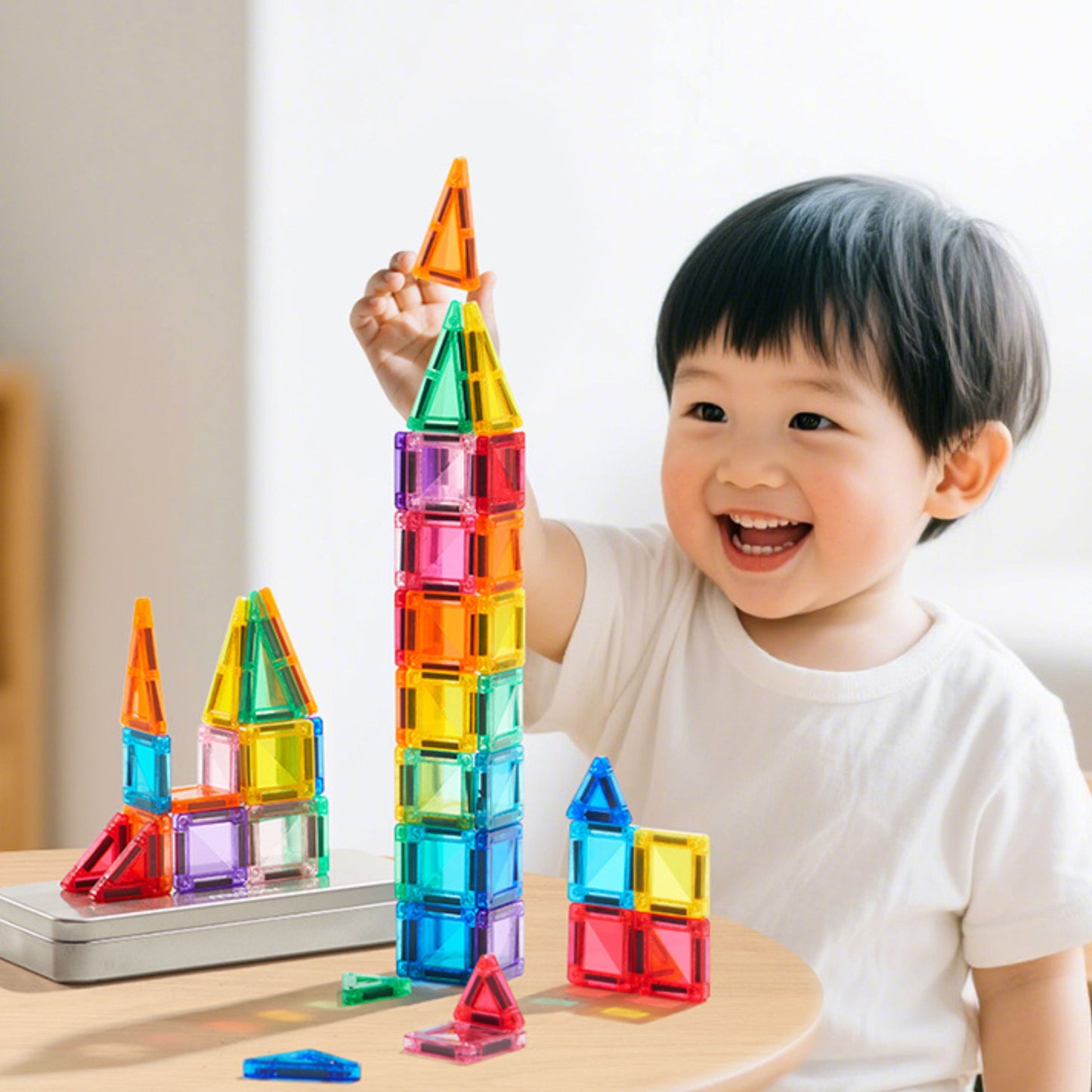 Mideer Mini Magnetic Tiles - 40pcs by Toytinkr