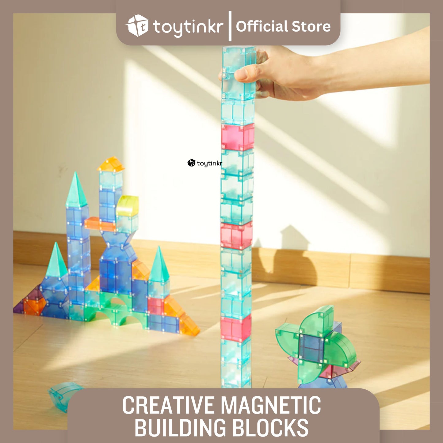 Mideer Creative Magnetic Building Blocks by Toytinkr