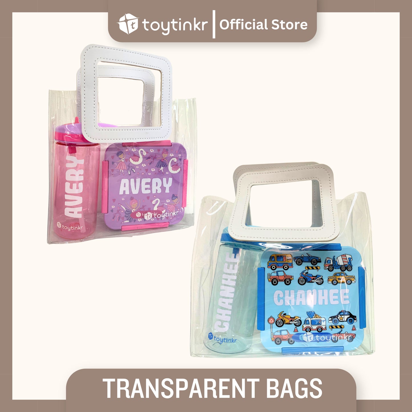 Toytinkr Personalized Snackbox Set