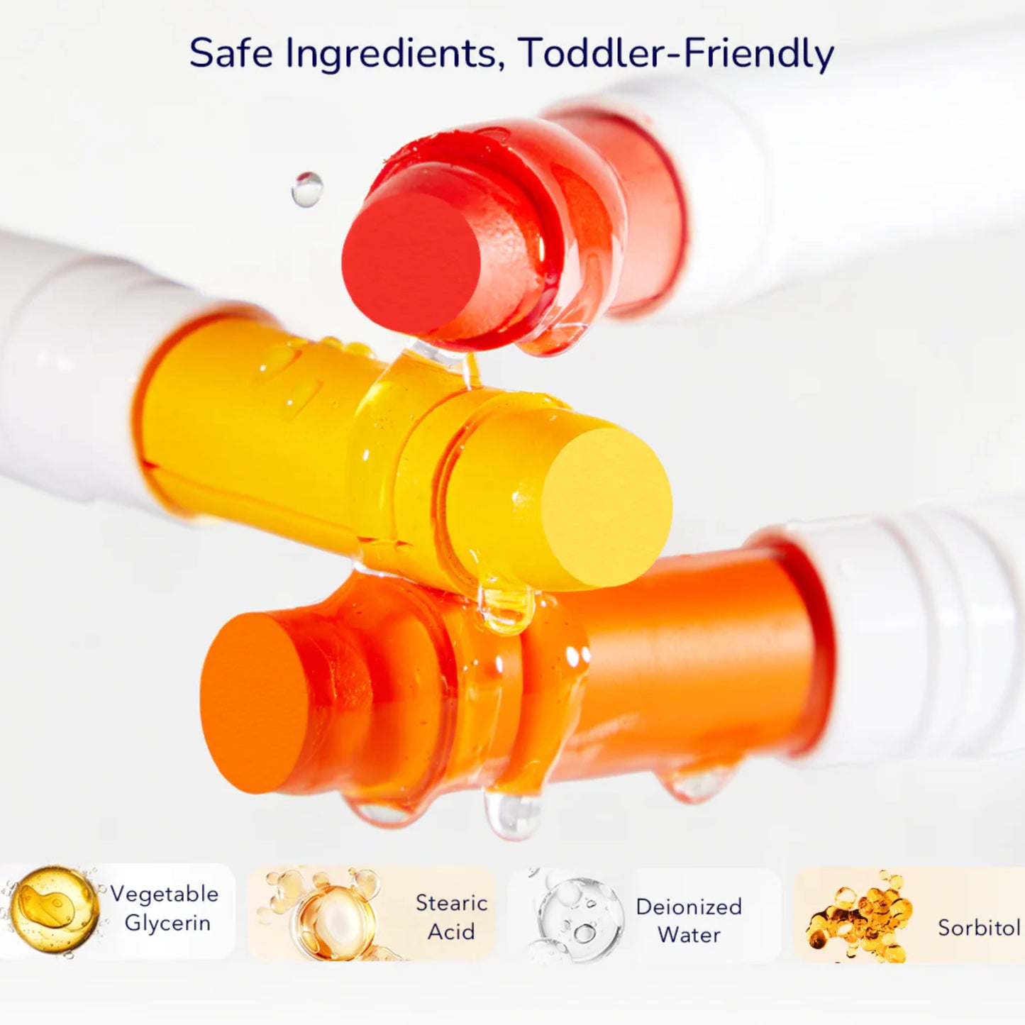Mideer Washable Refillable Silky Crayons - 12 Color Refill Pack by Toytinkr