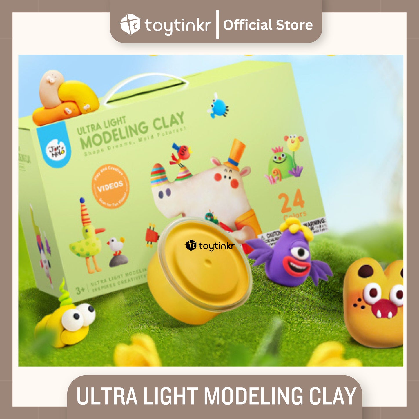 Jar Melo Ultra-Light Modeling Clay by Toytinkr