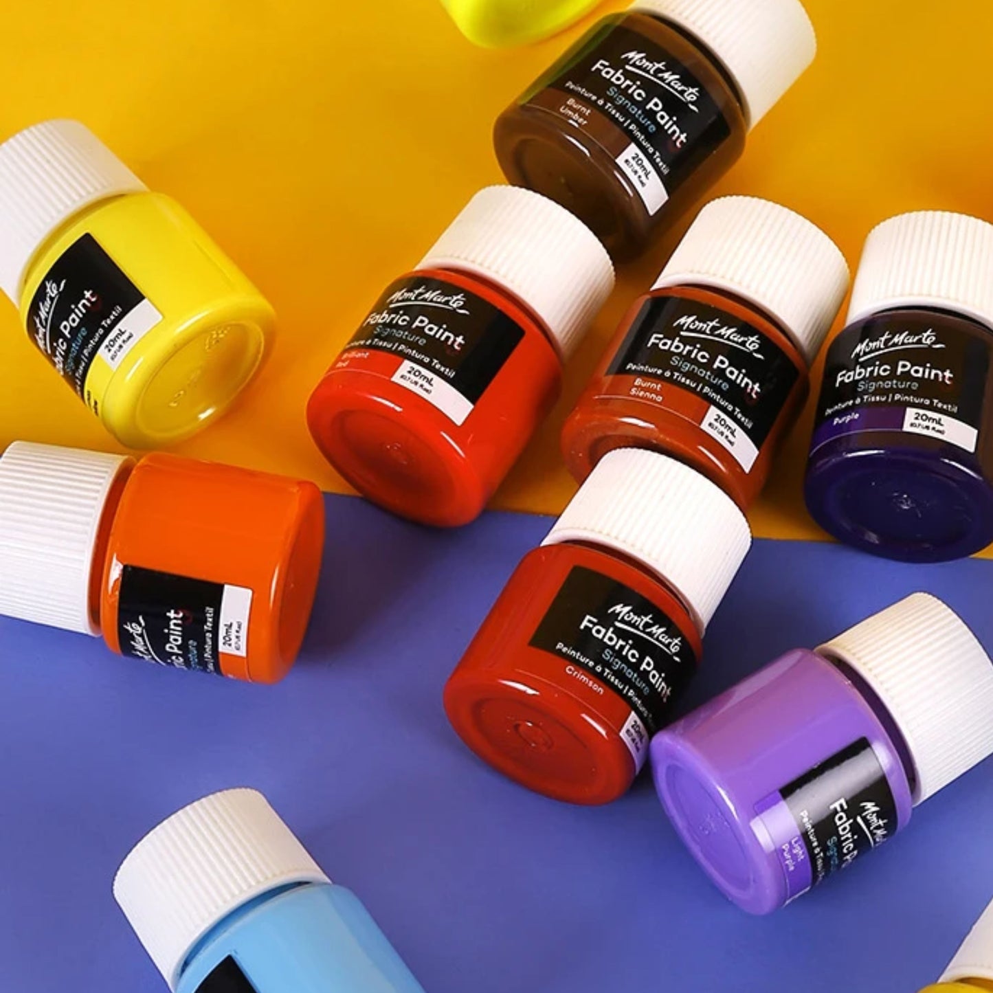 Mont Marte Fabric Paint - 20 Colors by Toytinkr