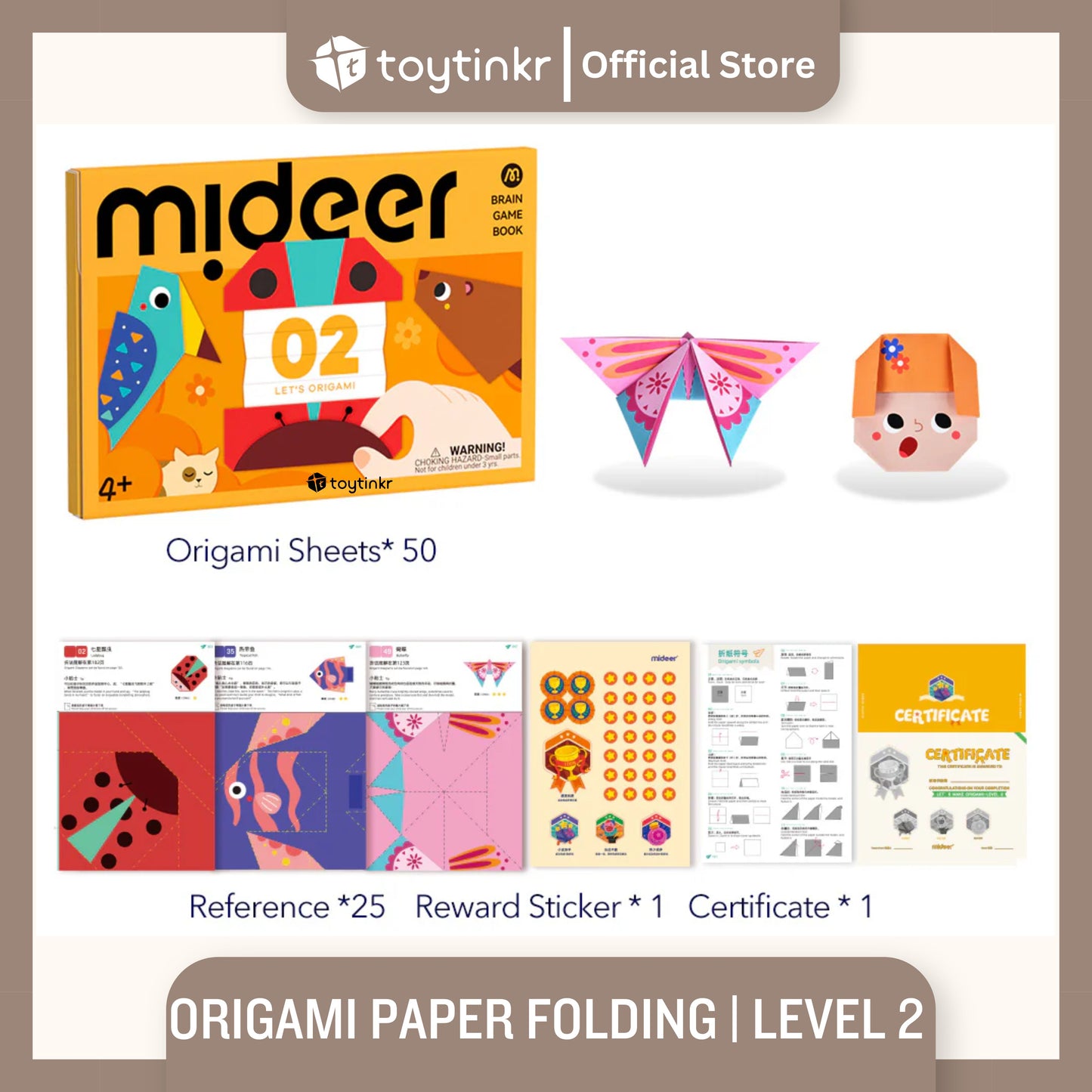 Mideer Origami Paper Folding by Toytinkr
