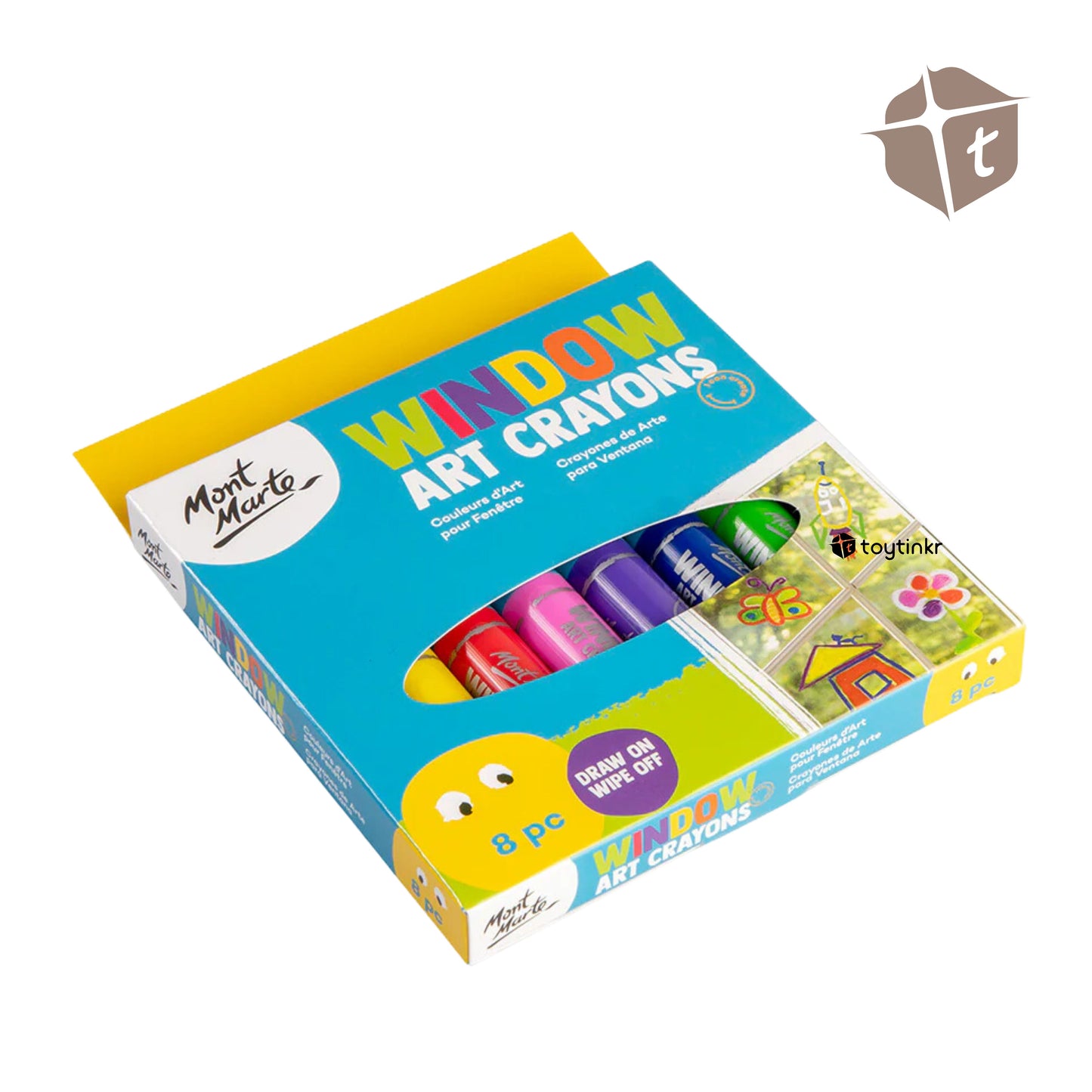Mont Marte Window Art Crayons 8pc by Toytinkr