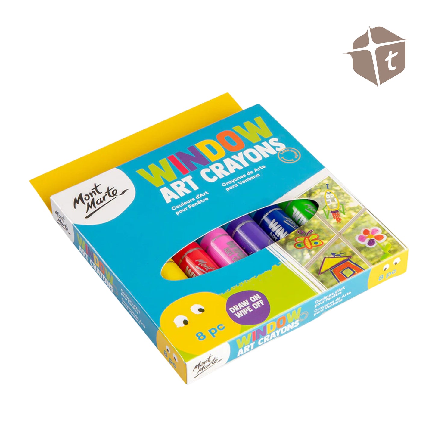 Mont Marte Window Art Crayons 8pc by Toytinkr