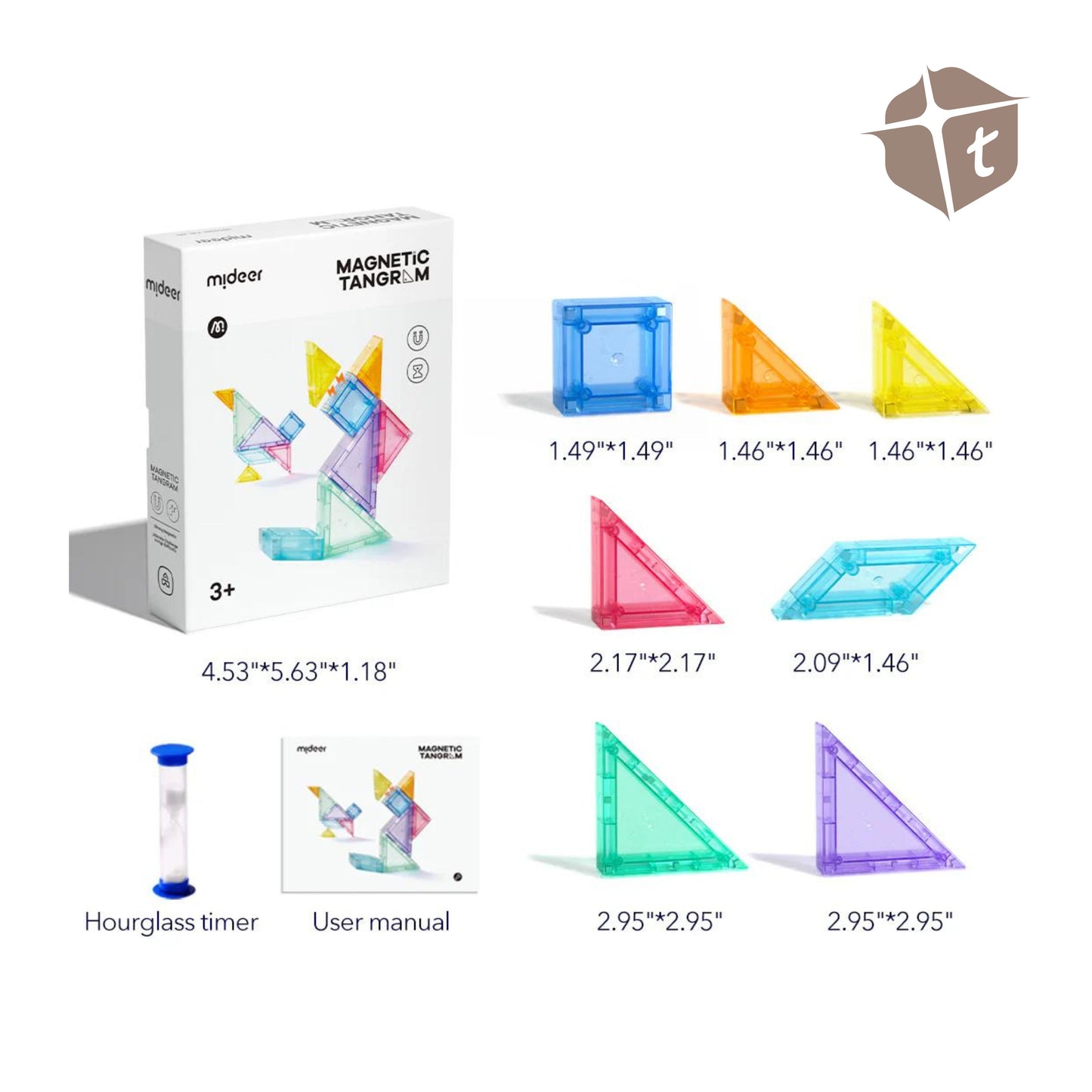 Mideer Magnetic Tangram by Toytinkr