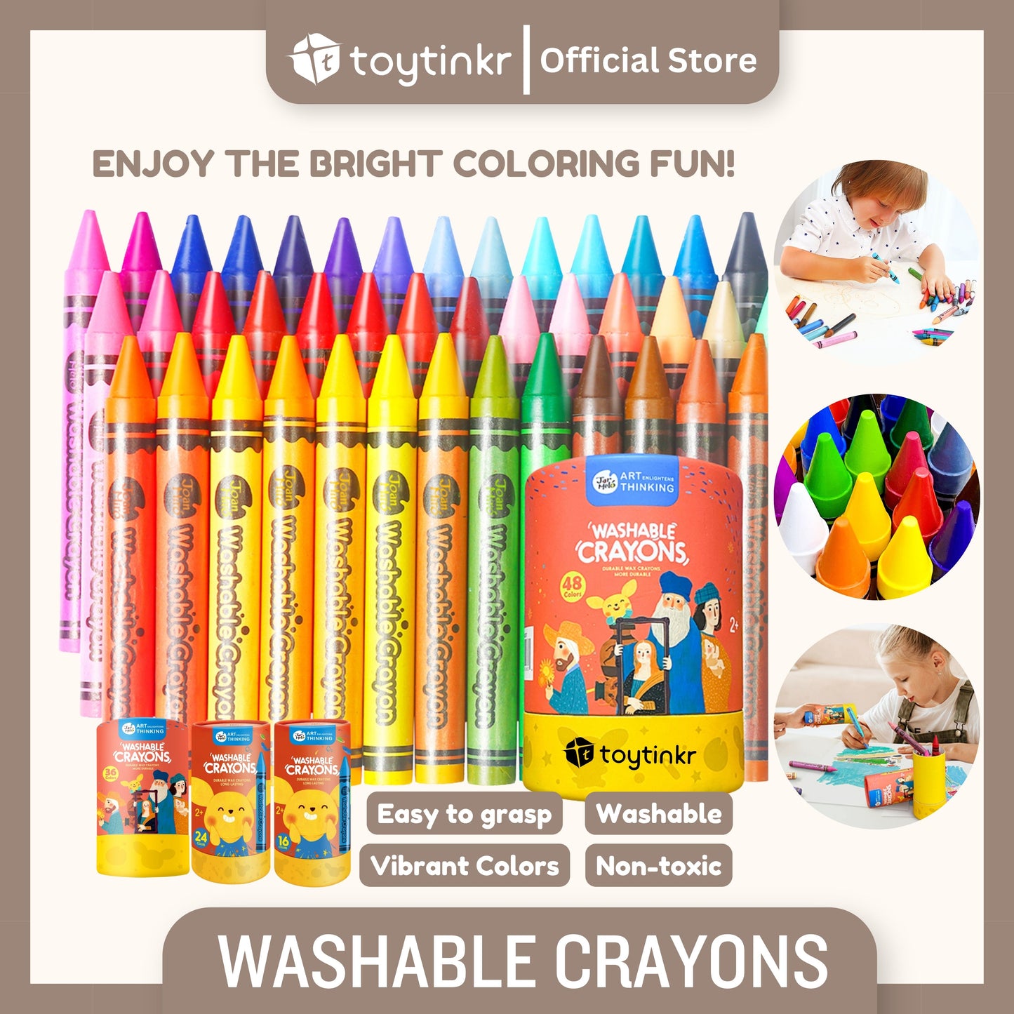 Jar Melo Washable Crayons by Toytinkr