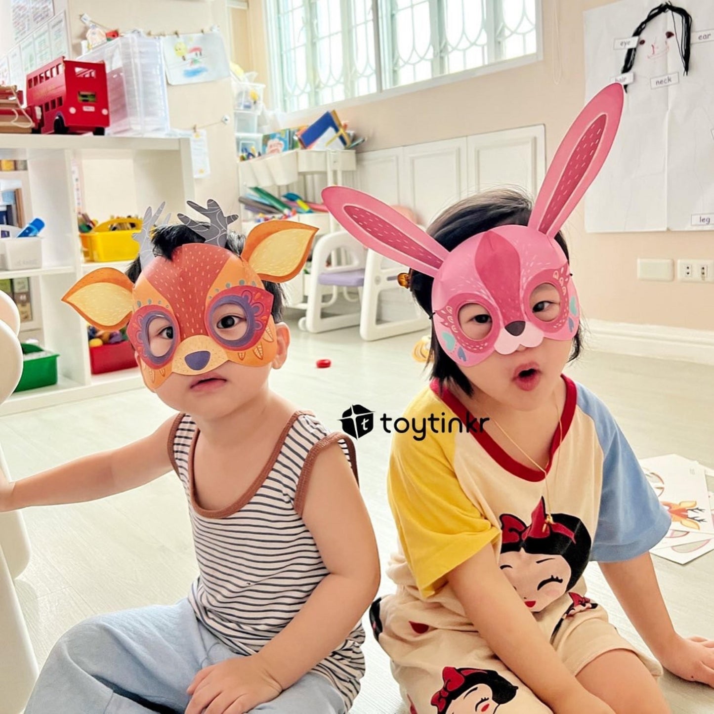 Mideer 3D Animal Paper Masks by Toytinkr