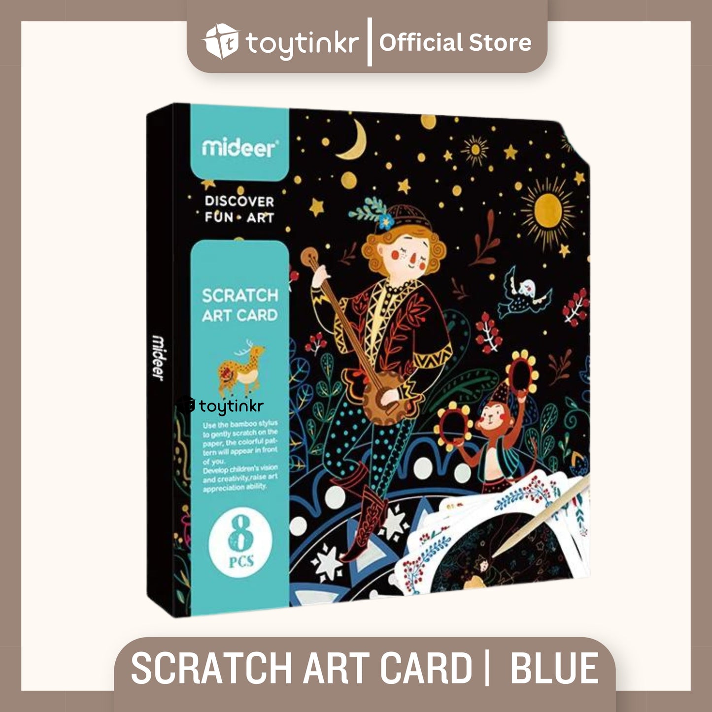 Mideer Scratch Art Card by Toytinkr