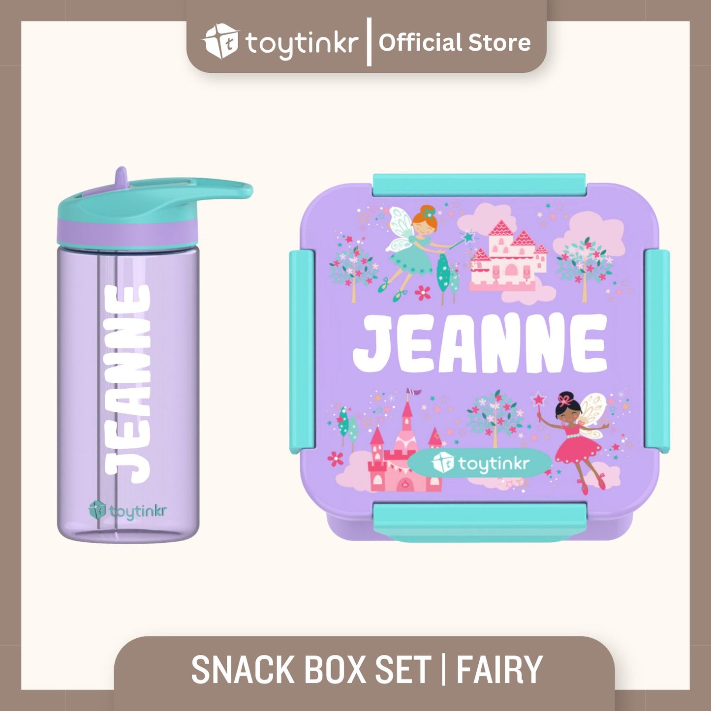 Toytinkr Personalized Snackbox Set