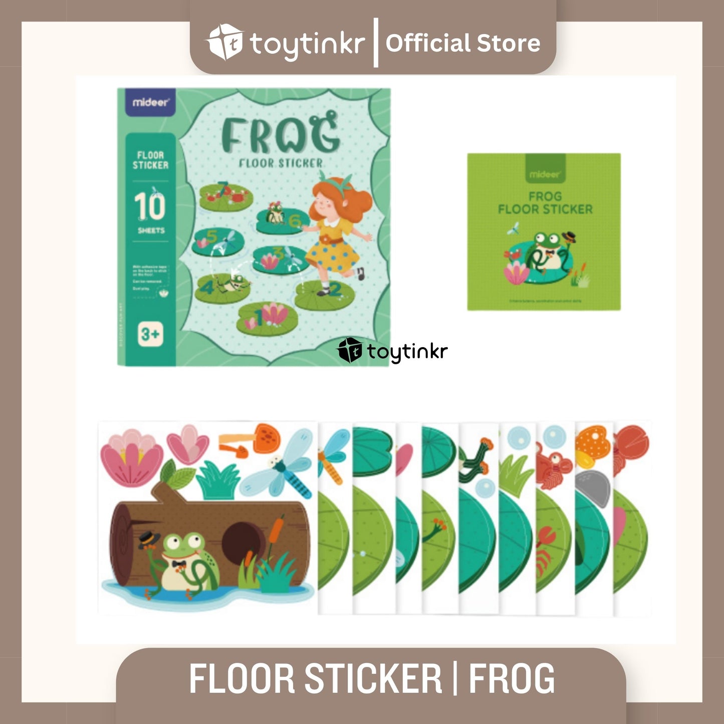 Mideer Floor Sticker by Toytinkr