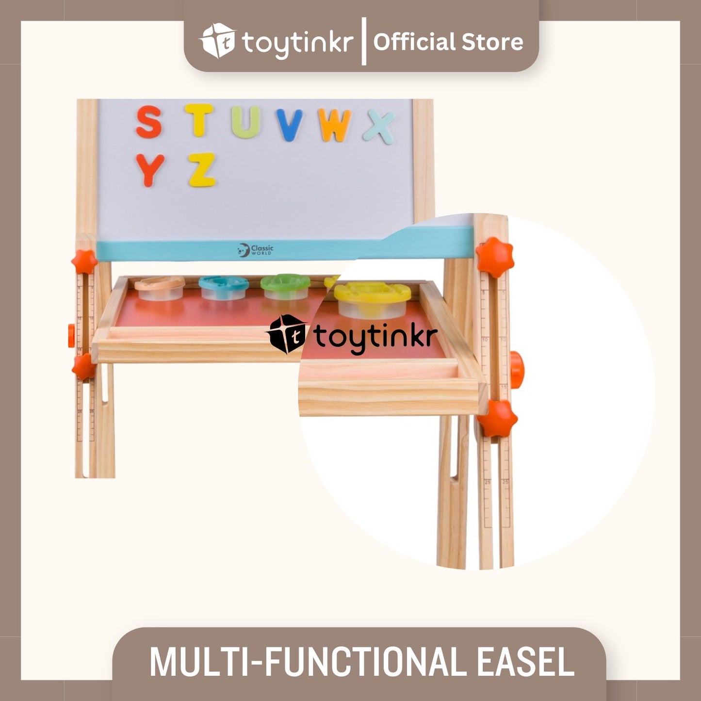 CW Multi-Functional Easel by Toytinkr