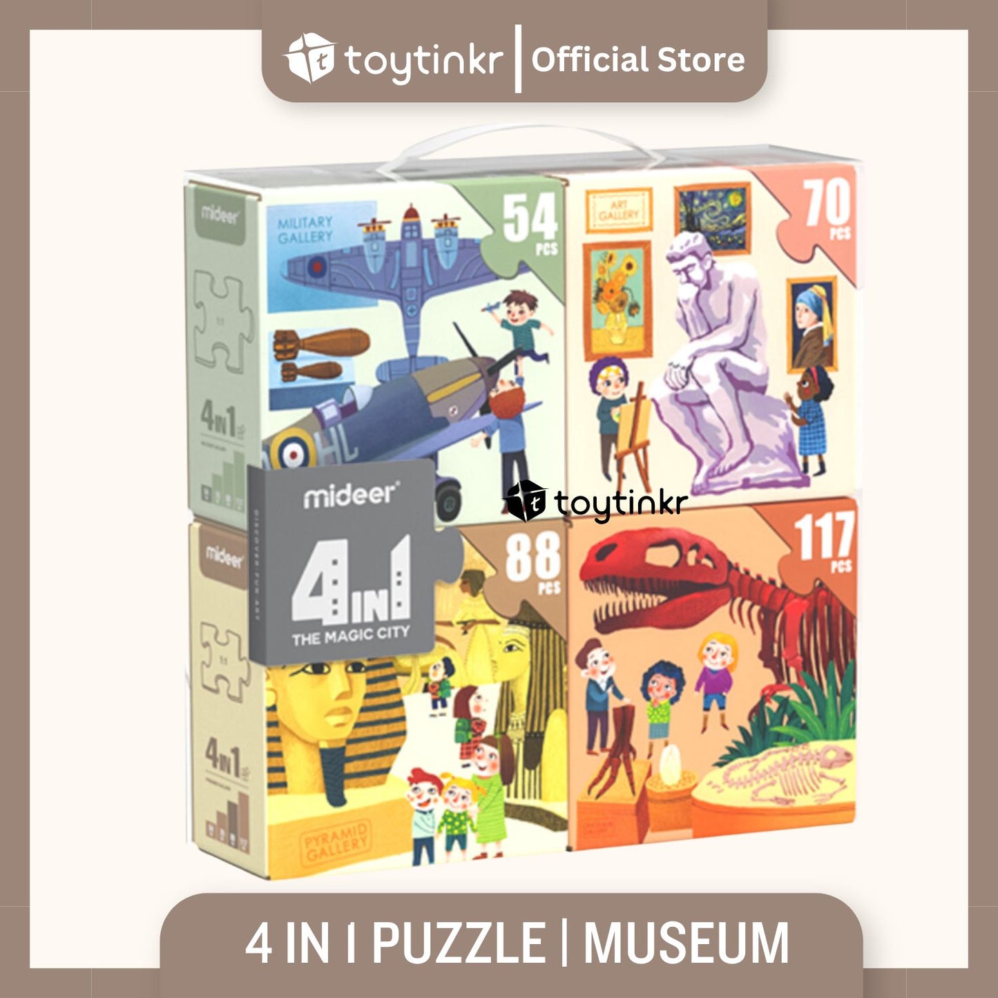 Mideer 4 in 1 Puzzle by Toytinkr