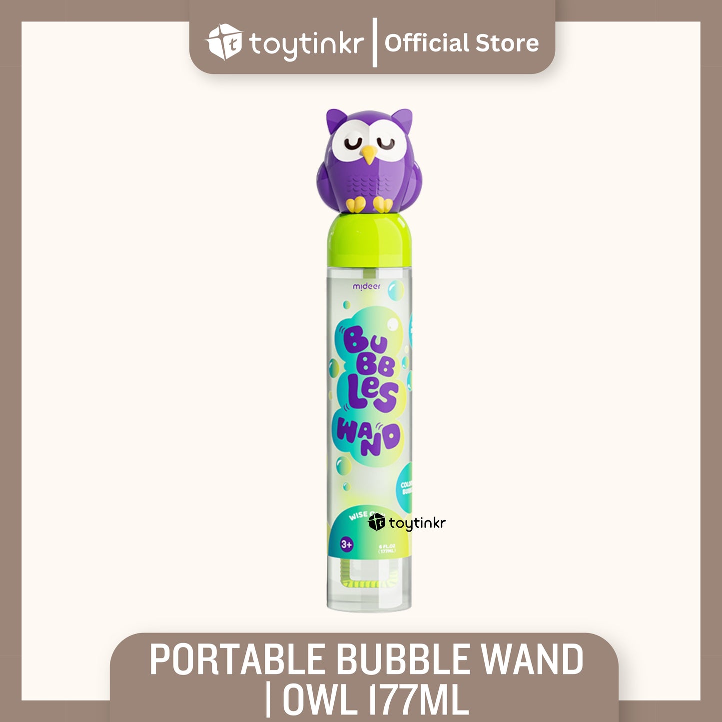 Mideer Portable Bubble Wand by Toytinkr