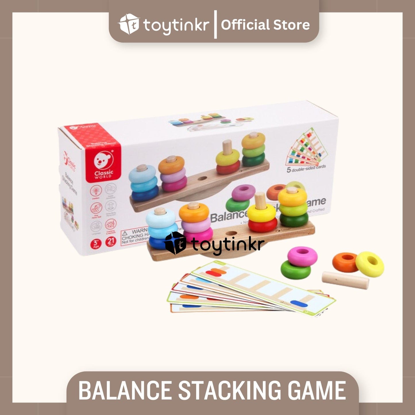 CW Balance Stacking Game by Toytinkr