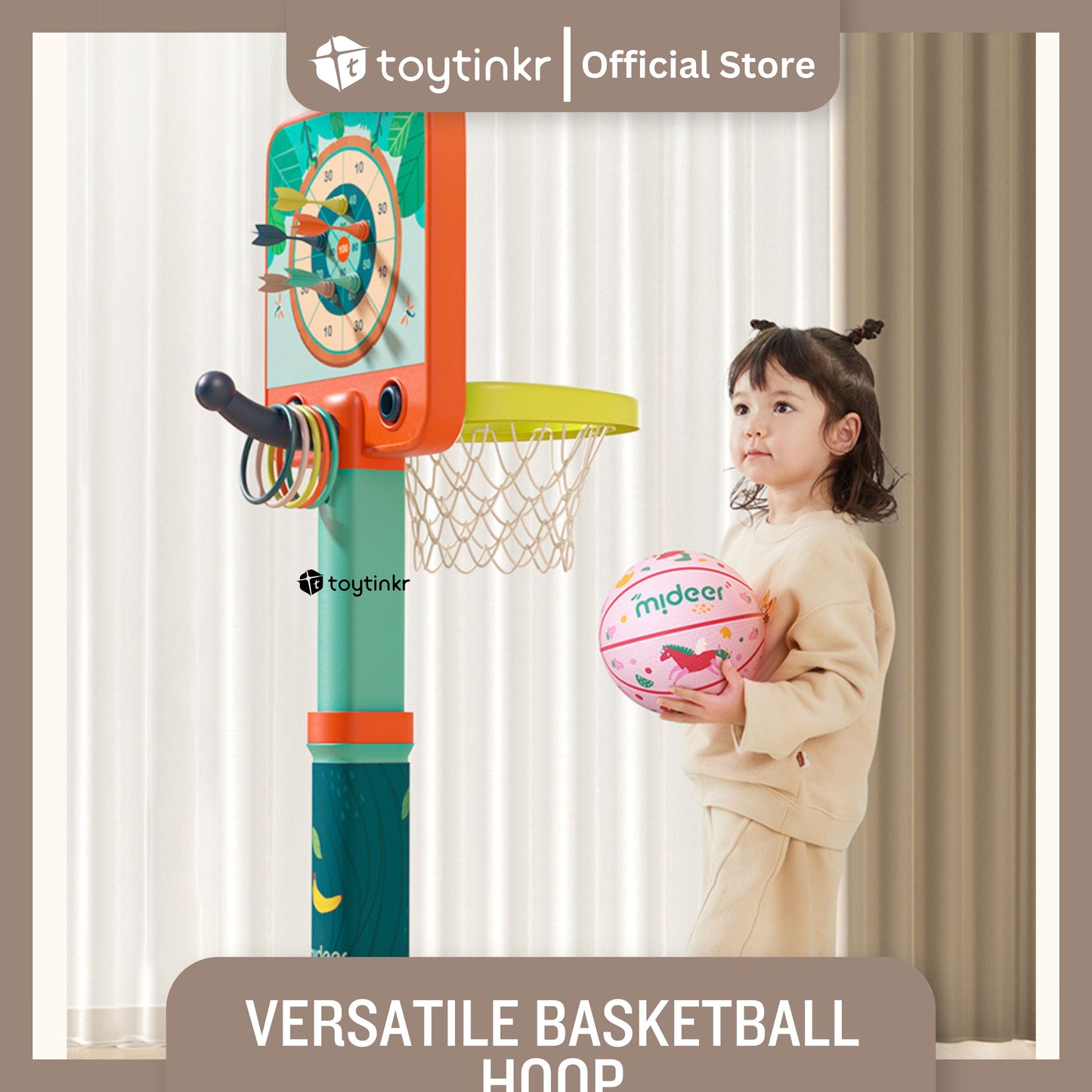 Mideer Versatile Basketball Hoop by Toytinkr