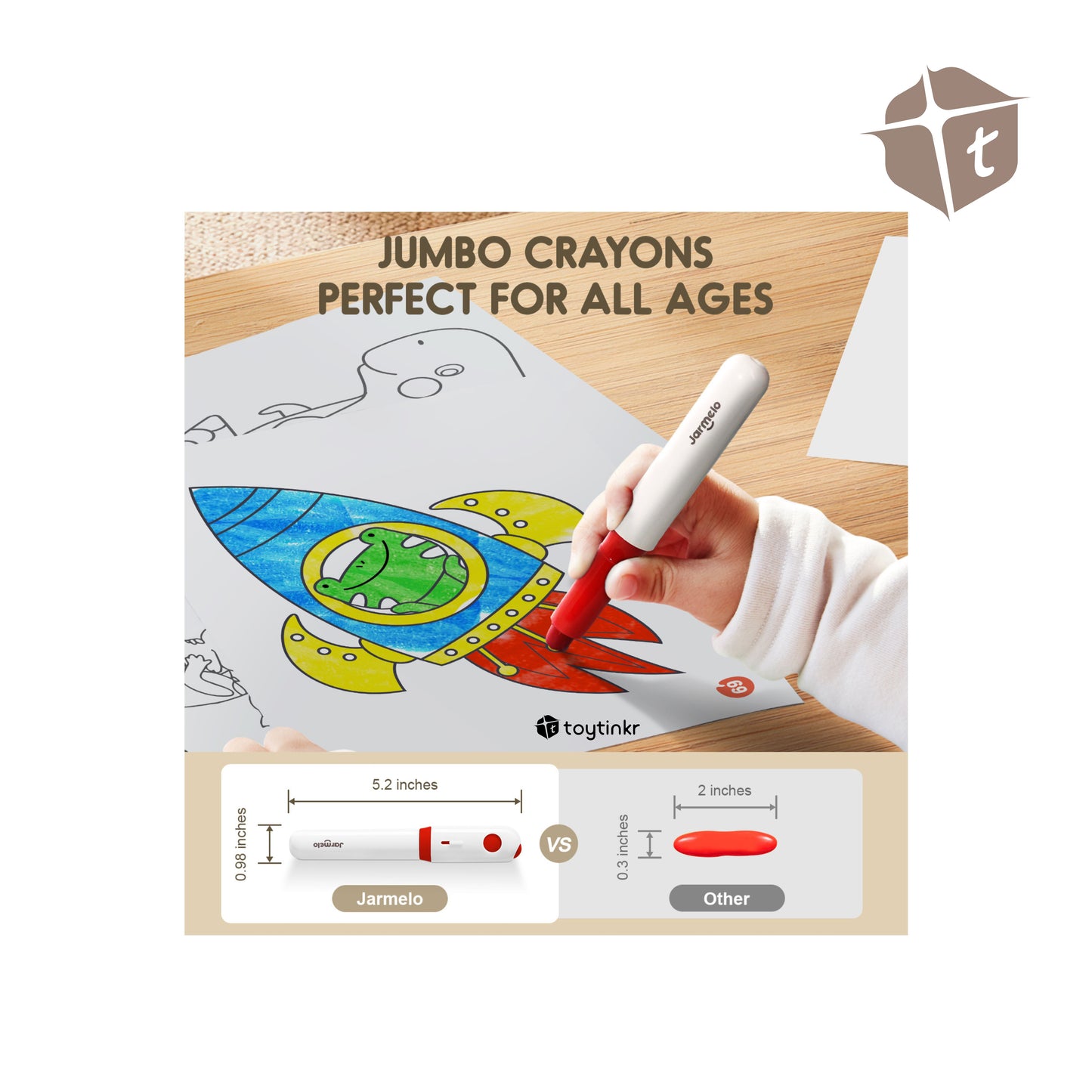 Jar Melo Portable Silky Crayon Pen Bag - 36 Colors by Toytinkr