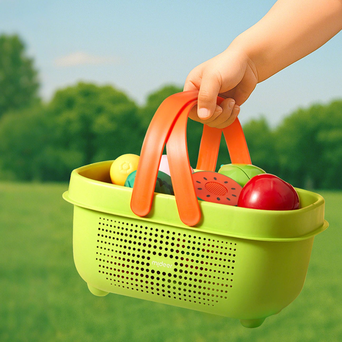 Mideer Fruits and Vegetables Cutting Playset by Toytinkr