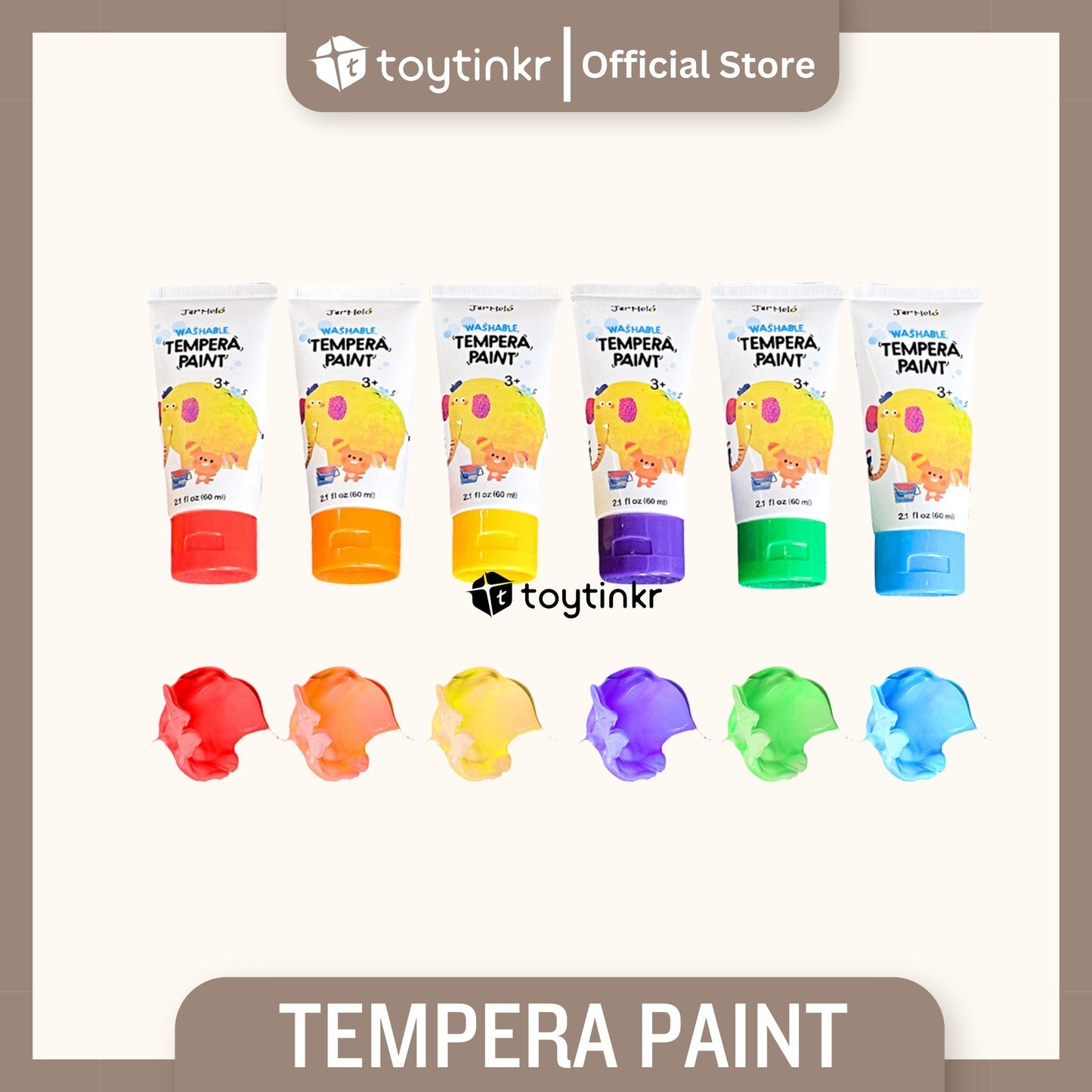 Jar Melo Tempera Paint By Toytinkr