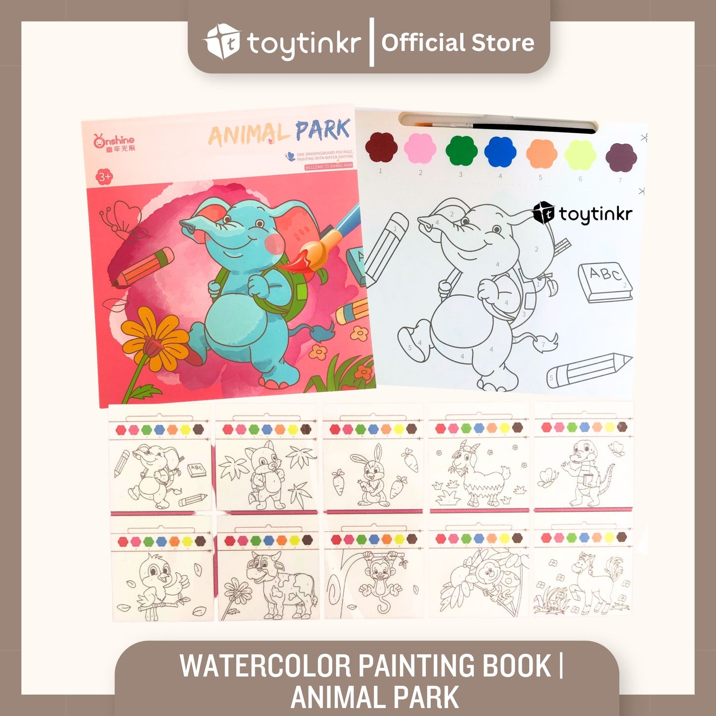 Watercolor Painting Book by Toytinkr