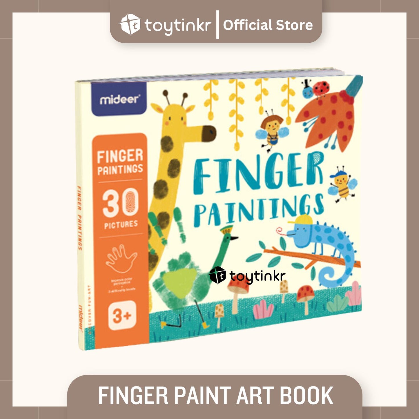 Mideer Finger Paint Art Book by Toytinkr