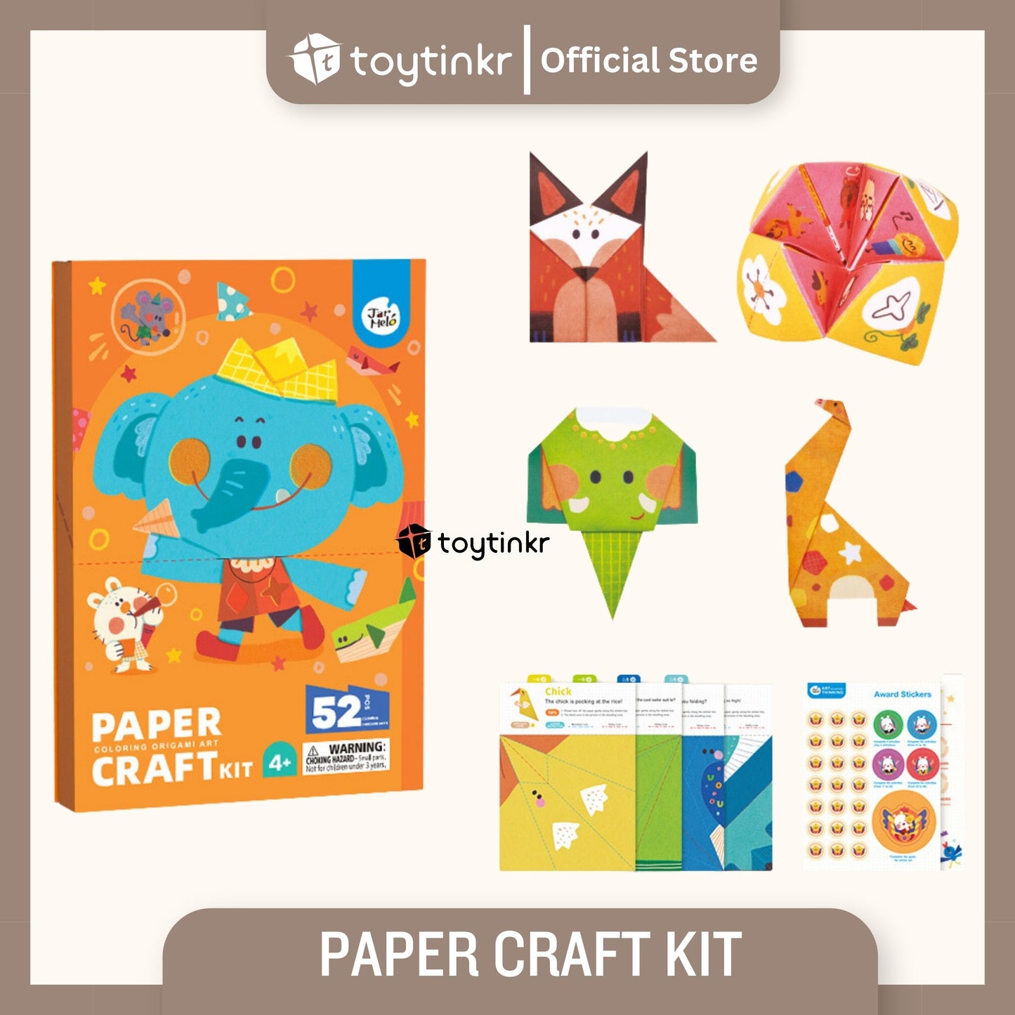Jar Melo Paper Craft Kit by Toytinkr