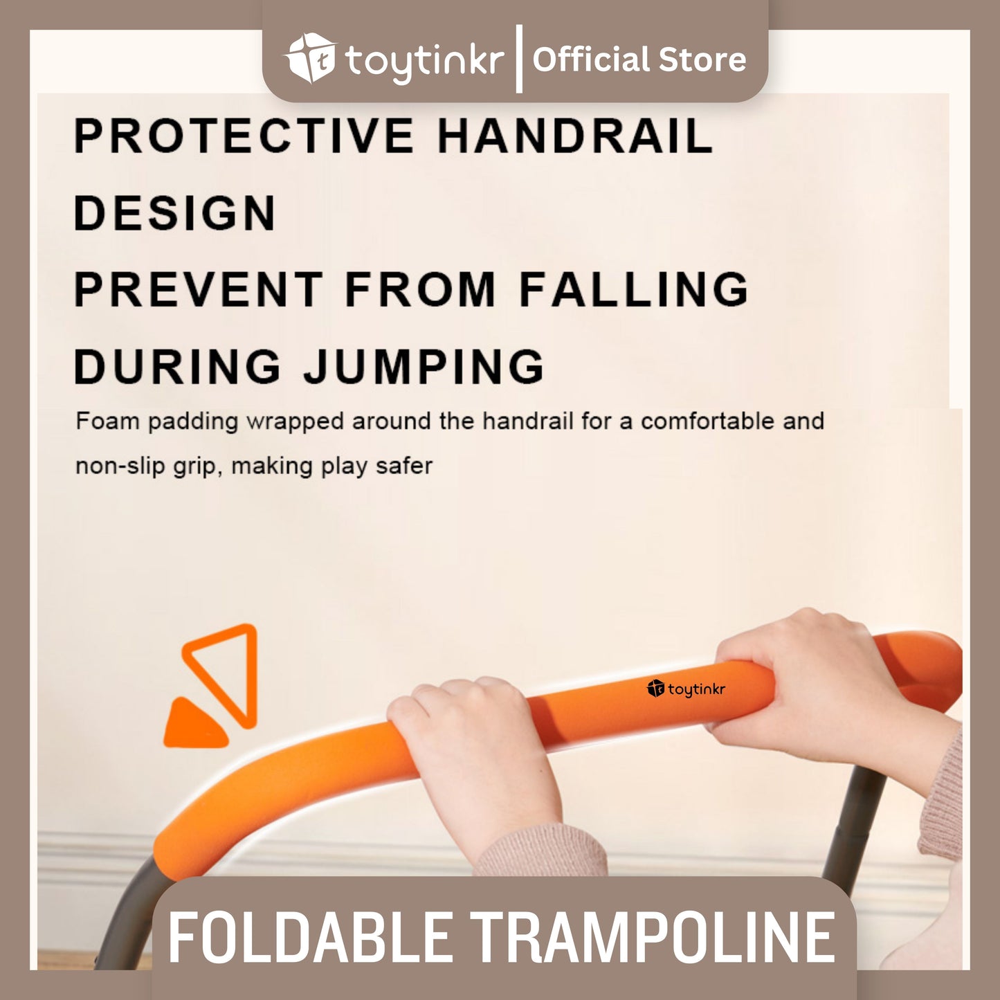 Mideer Foldable Trampoline - Leopard by Toytinkr