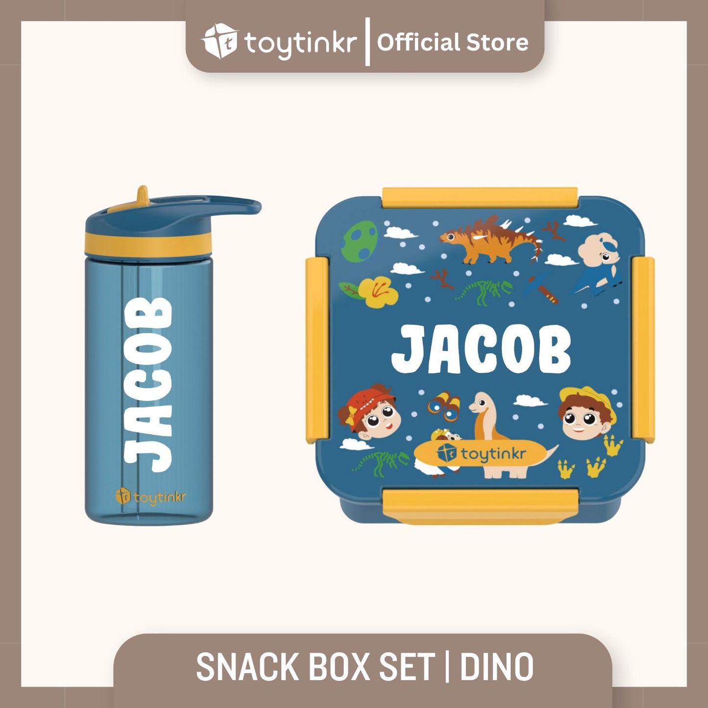Toytinkr Personalized Snackbox Set