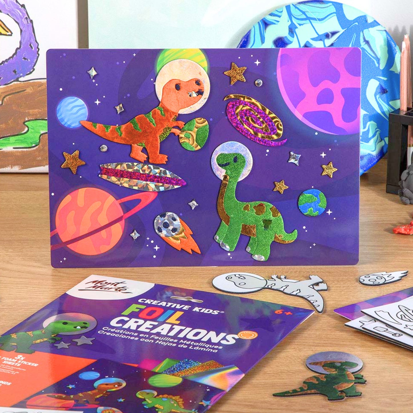Mont Marte Foil Creations - Space Dinosaur by Toytinkr