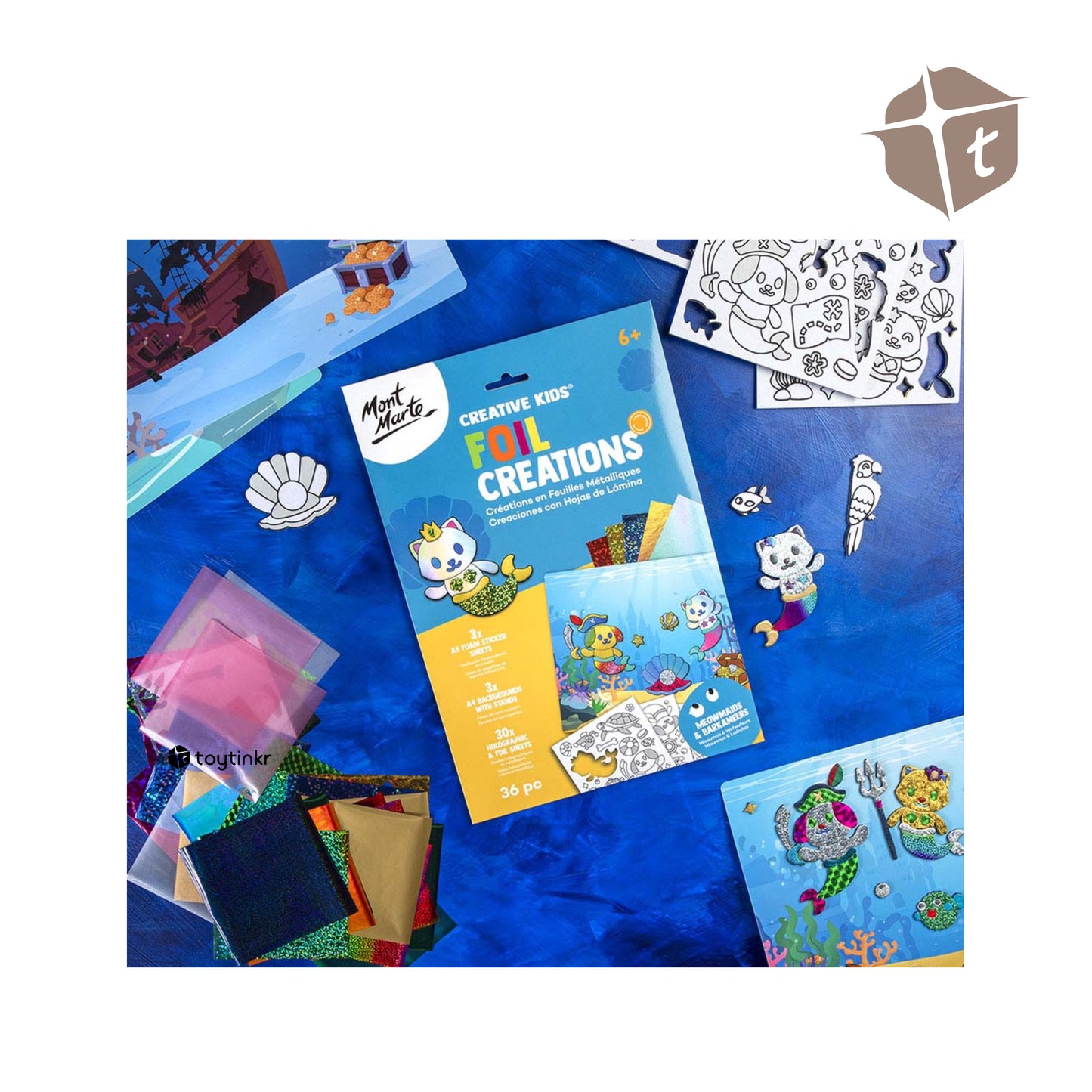 Mont Marte Foil Creations - Meowmaids and Barkaneers by Toytinkr