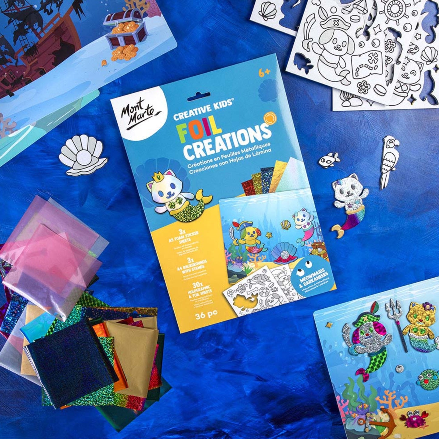 Mont Marte Foil Creations - Meowmaids and Barkaneers by Toytinkr